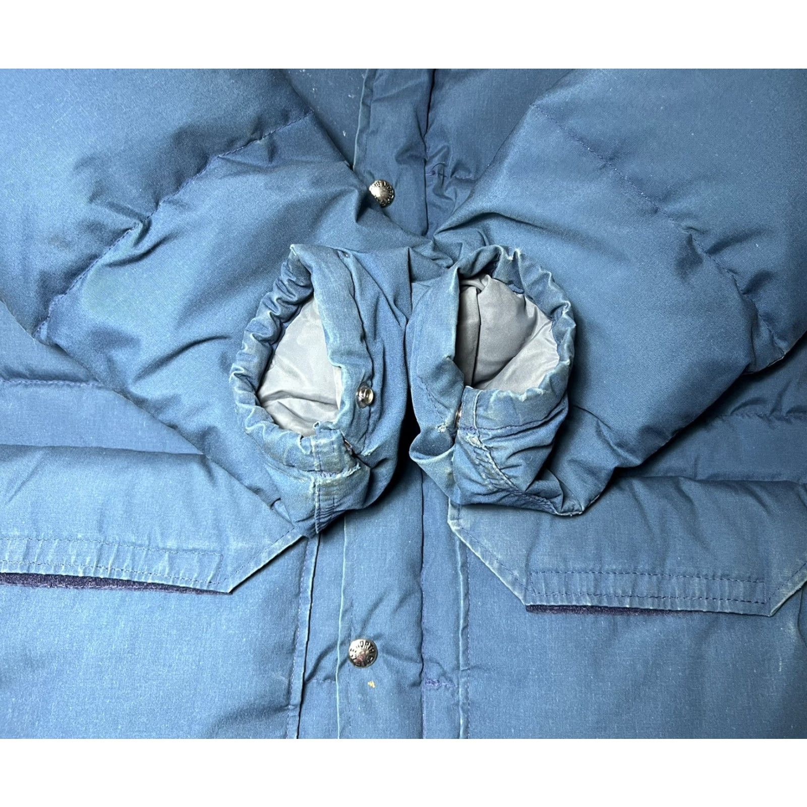 The North Face VINTAGE The North Face Down Puffer Coat Mens S / Womens M USA Navy Blue Puffer Jacket Mens Womens Size M / US 6-8 / IT 42-44 - 6 Thumbnail