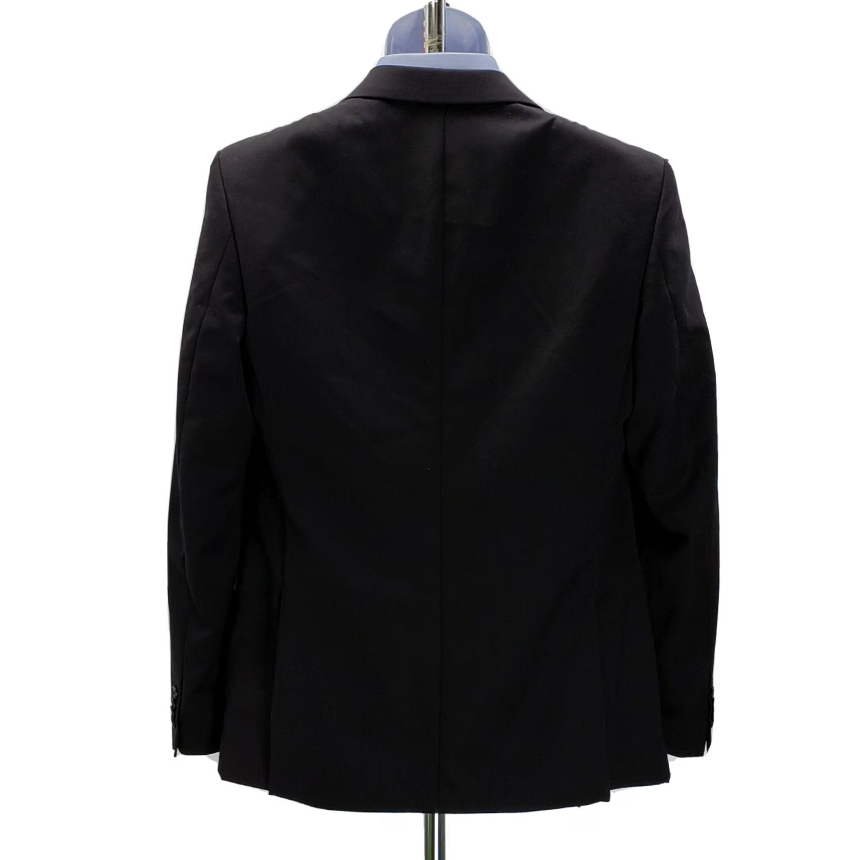 John Varvatos JOHN VARVATOS USA Blazer Wool Black Bedford Single-Breasted Size 40R Mens Jacket Coat Blazer Pants? Size 40R - 2 Thumbnail