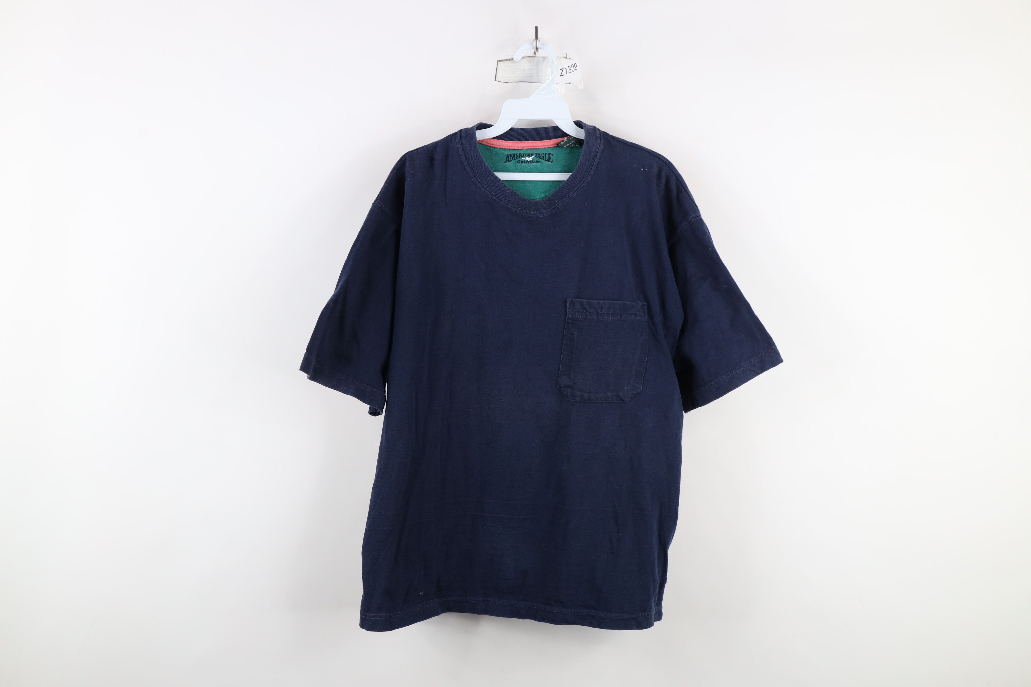 American Eagle Outfitters × Vintage Vintage 90s American Eagle Outfitters Heavyweight T-Shirt Size US S / EU 44-46 / 1 - 1 Thumbnail