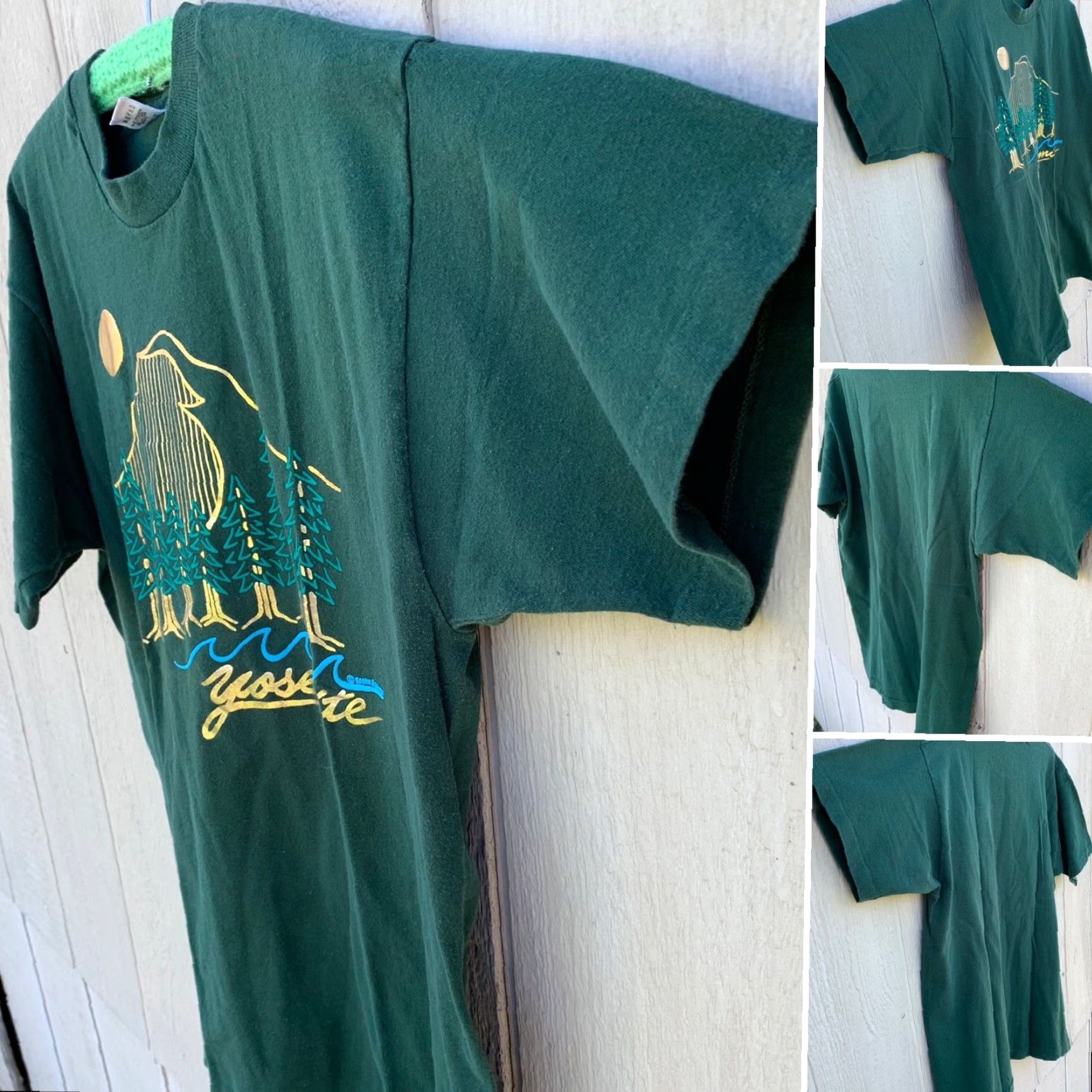 Fruit Of The Loom VINTAGE Yosemite t shirt c Keehn Scenes size XL adult single stitch graphic tee Size US XL / EU 56 / 4 - 4 Thumbnail