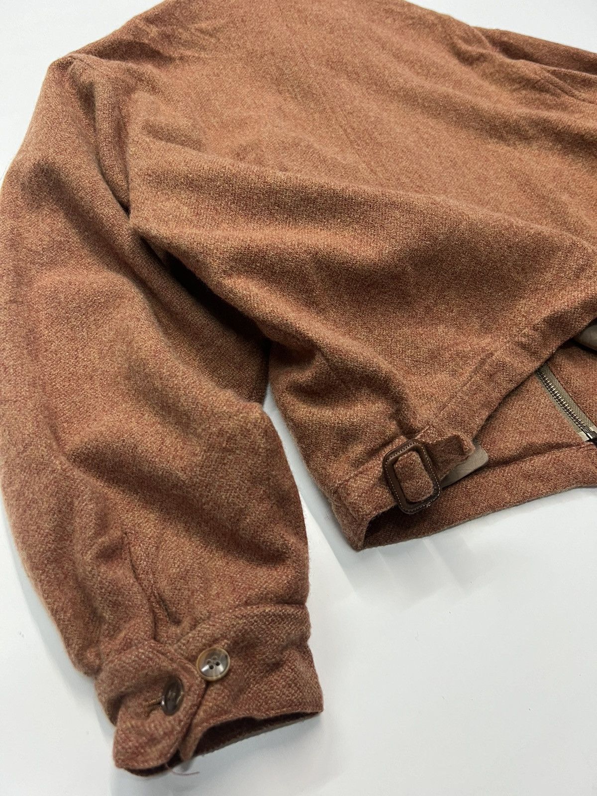 Vintage 🔥VINTAGE WEST THE AUTHENTIC STYLE WOOL ZIPPER JACKET Size US M / EU 48-50 / 2 - 7 Thumbnail