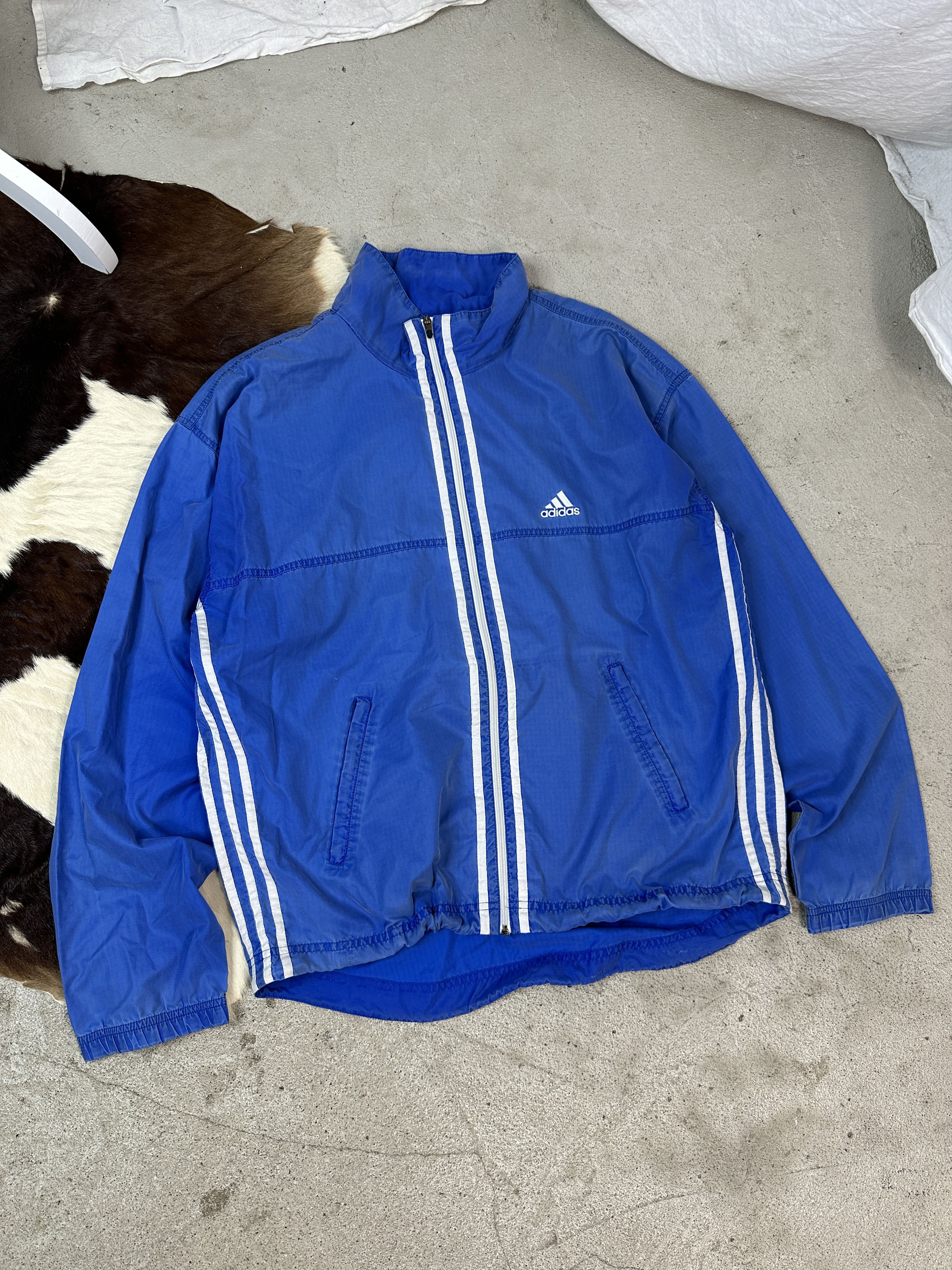 Adidas × Vintage Vintage Adidas Windbreaker Jacket Size US L / EU 52-54 / 3 - 1 Thumbnail