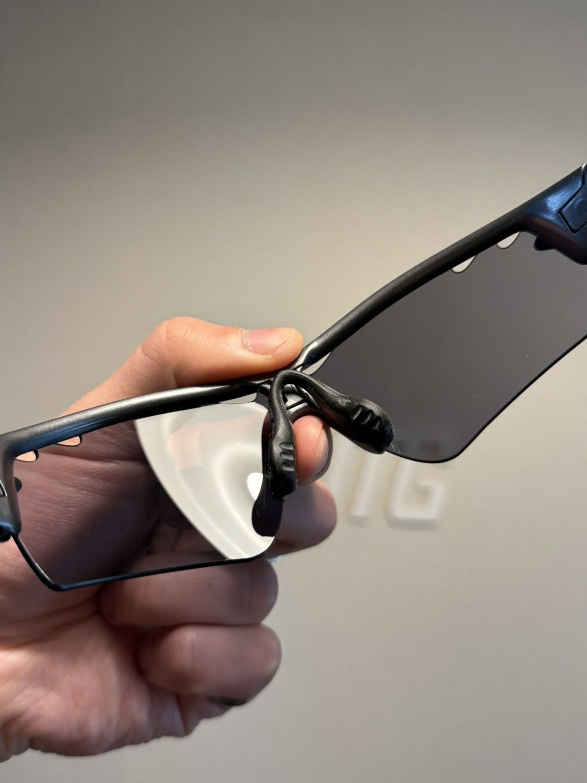 Oakley OAKLEY RADAR SILVER ASH GREY SUNGLASSES Size ONE SIZE - 5 Thumbnail