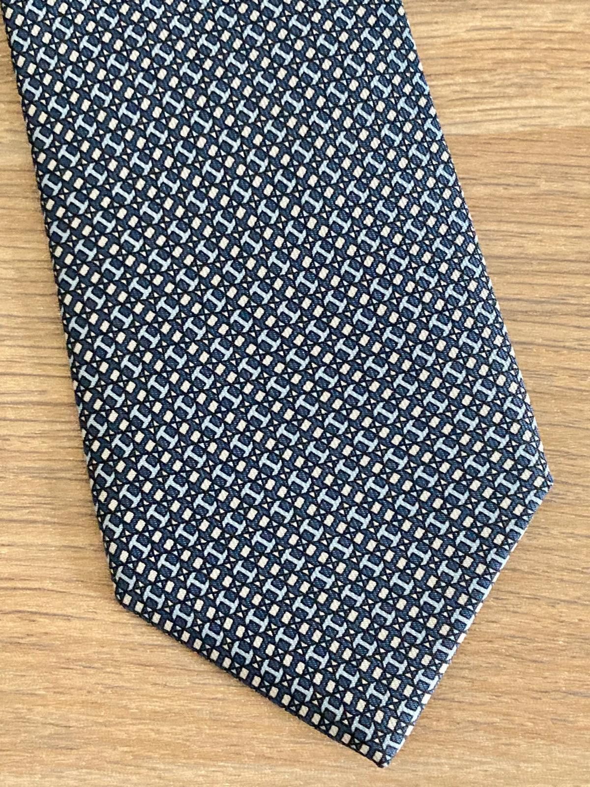 Hermes Blue Hermès H Tie Size ONE SIZE - 1 Thumbnail