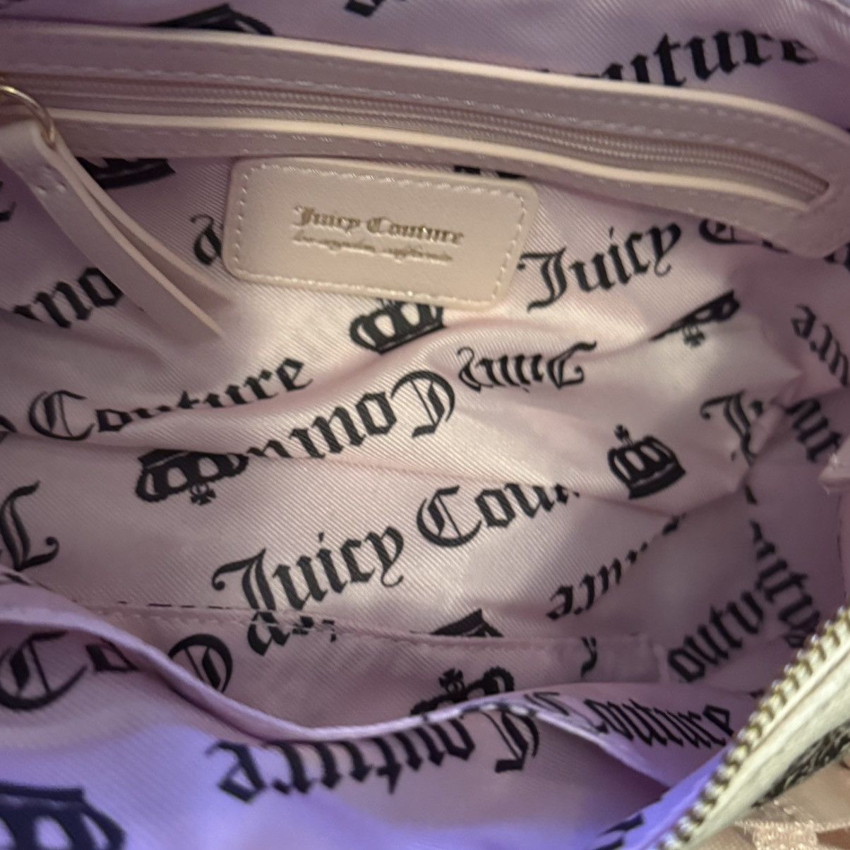 Juicy Couture Juicy Couture cream/chocolate Festival shoulder bag Size ONE SIZE - 8 Thumbnail