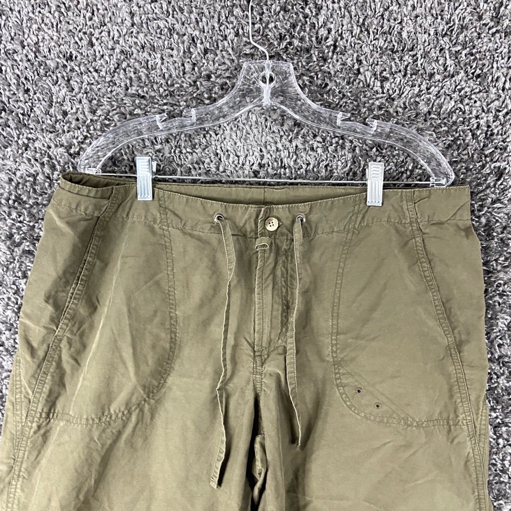 Vintage COLUMBIA Green Bermuda Shorts Women's L Regular Size 36" / US 14 / IT 50 - 4 Thumbnail