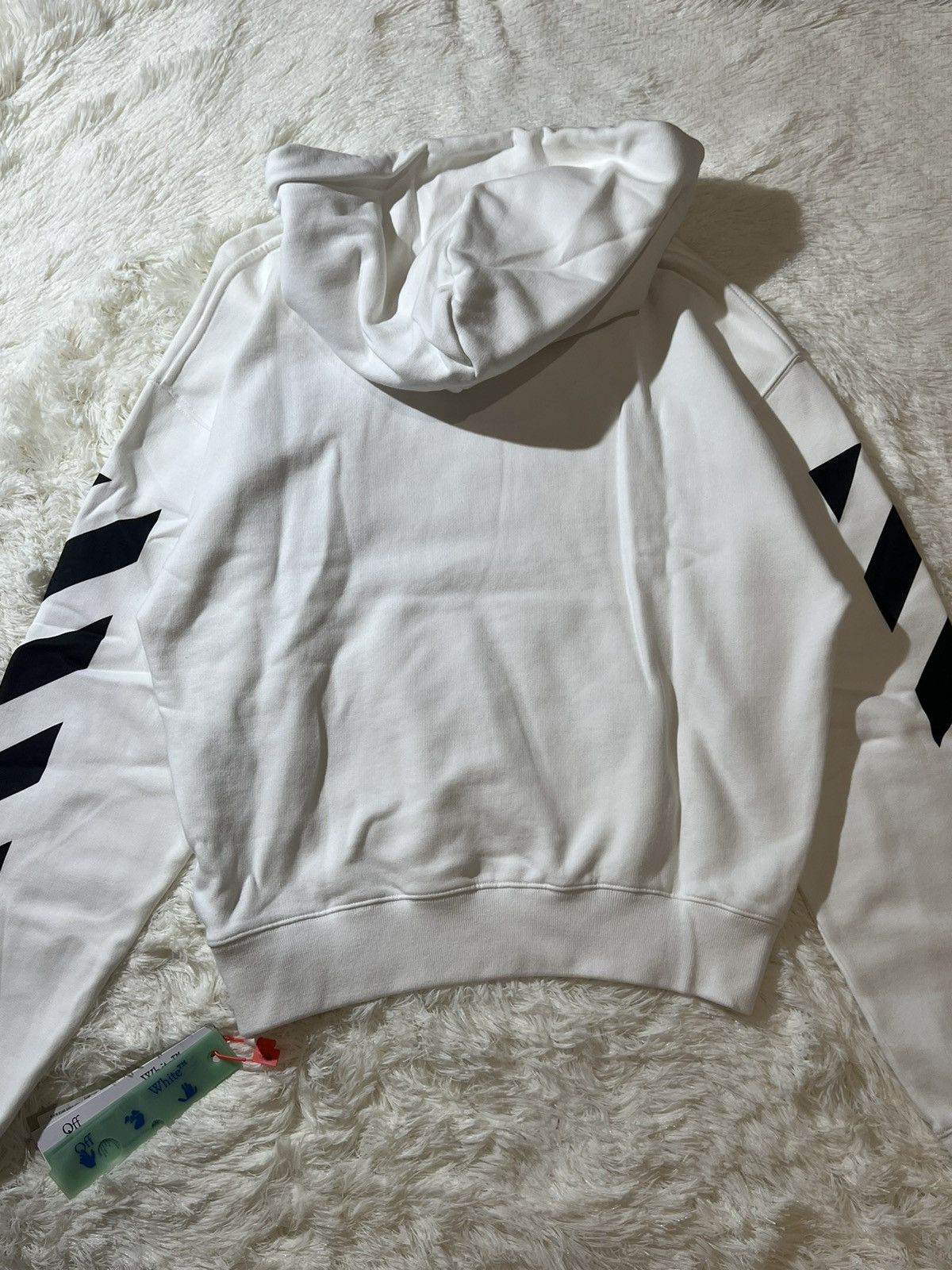 Off-White Off-White Oversized White Black Hoodie Size US S / EU 44-46 / 1 - 8 Thumbnail