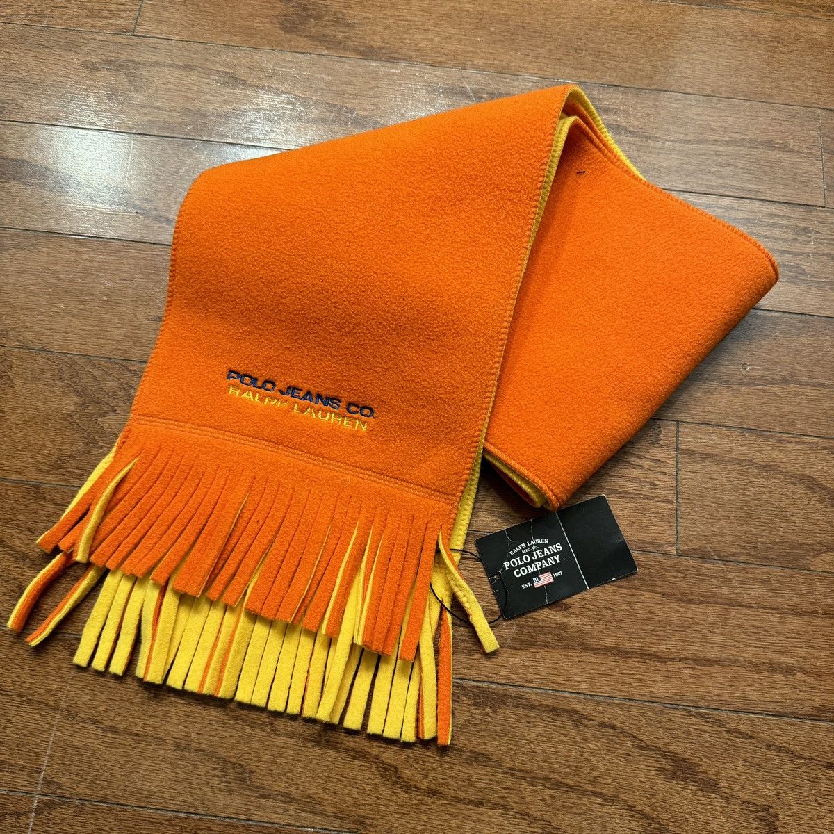Polo Ralph Lauren Polo Jeans by Ralph Lauren Fleece Scarf Size ONE SIZE - 1 Thumbnail