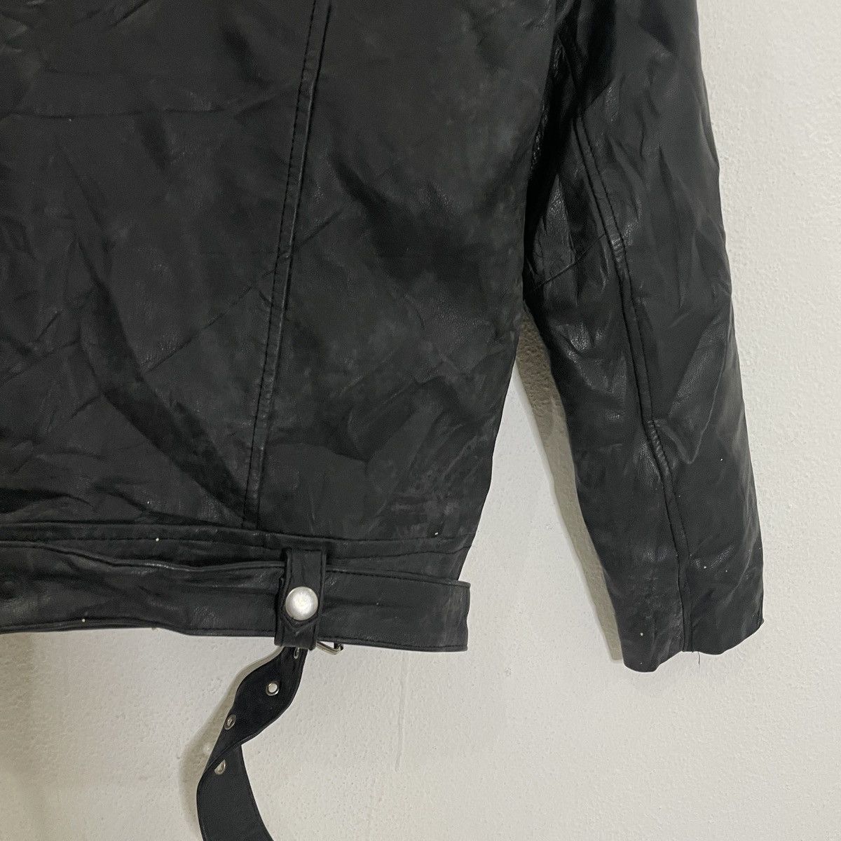 Japanese Brand Vintage Asos Leather Bikers Jacket Size US S / EU 44-46 / 1 - 8 Thumbnail