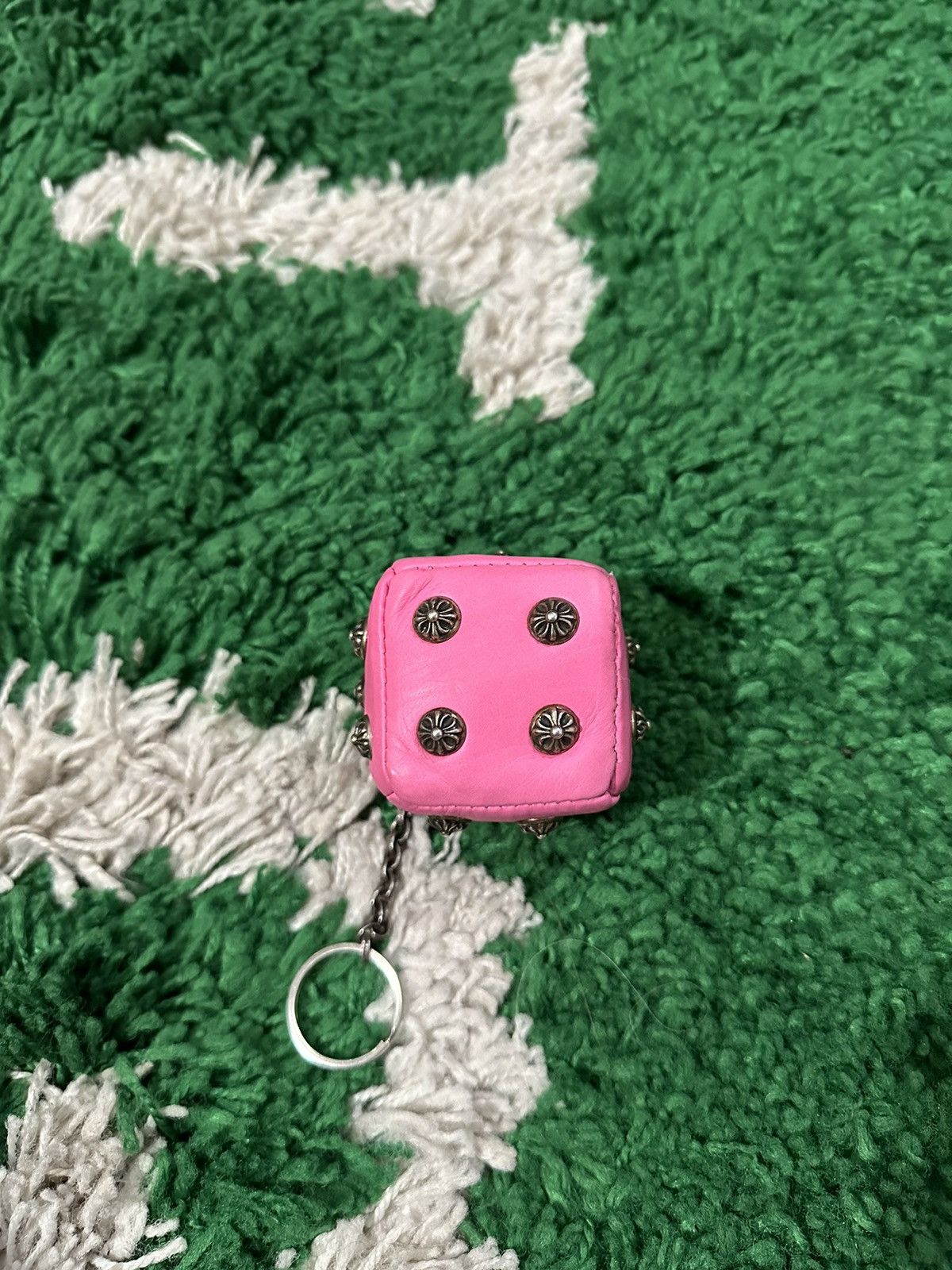 Chrome Hearts Chrome Hearts Pink Dice Paper Keychain Size ONE SIZE - 5 Thumbnail