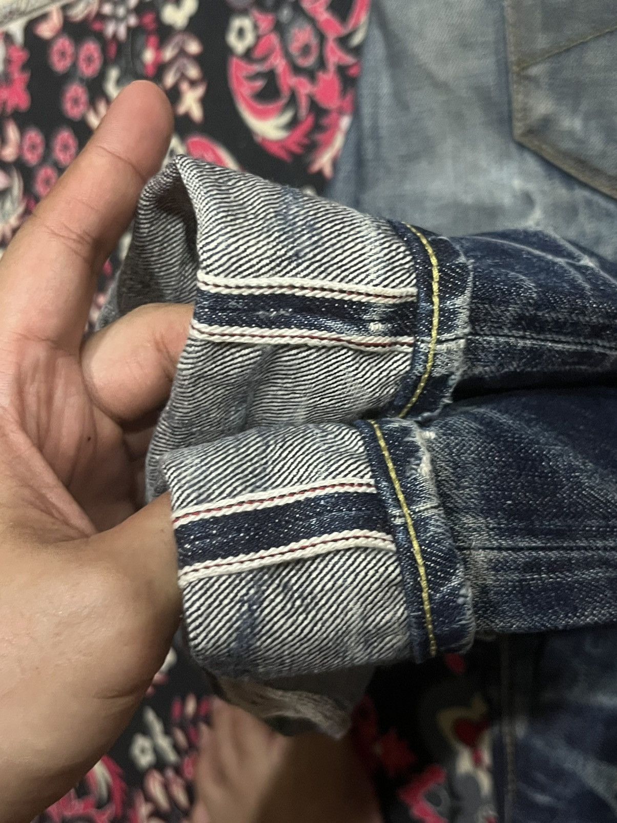Japanese Brand ⚡️Insane⚡️Vintage Japanese DeeTA Heavy Whisker Selvedge Jeans Size US 30 / EU 46 - 16 Thumbnail