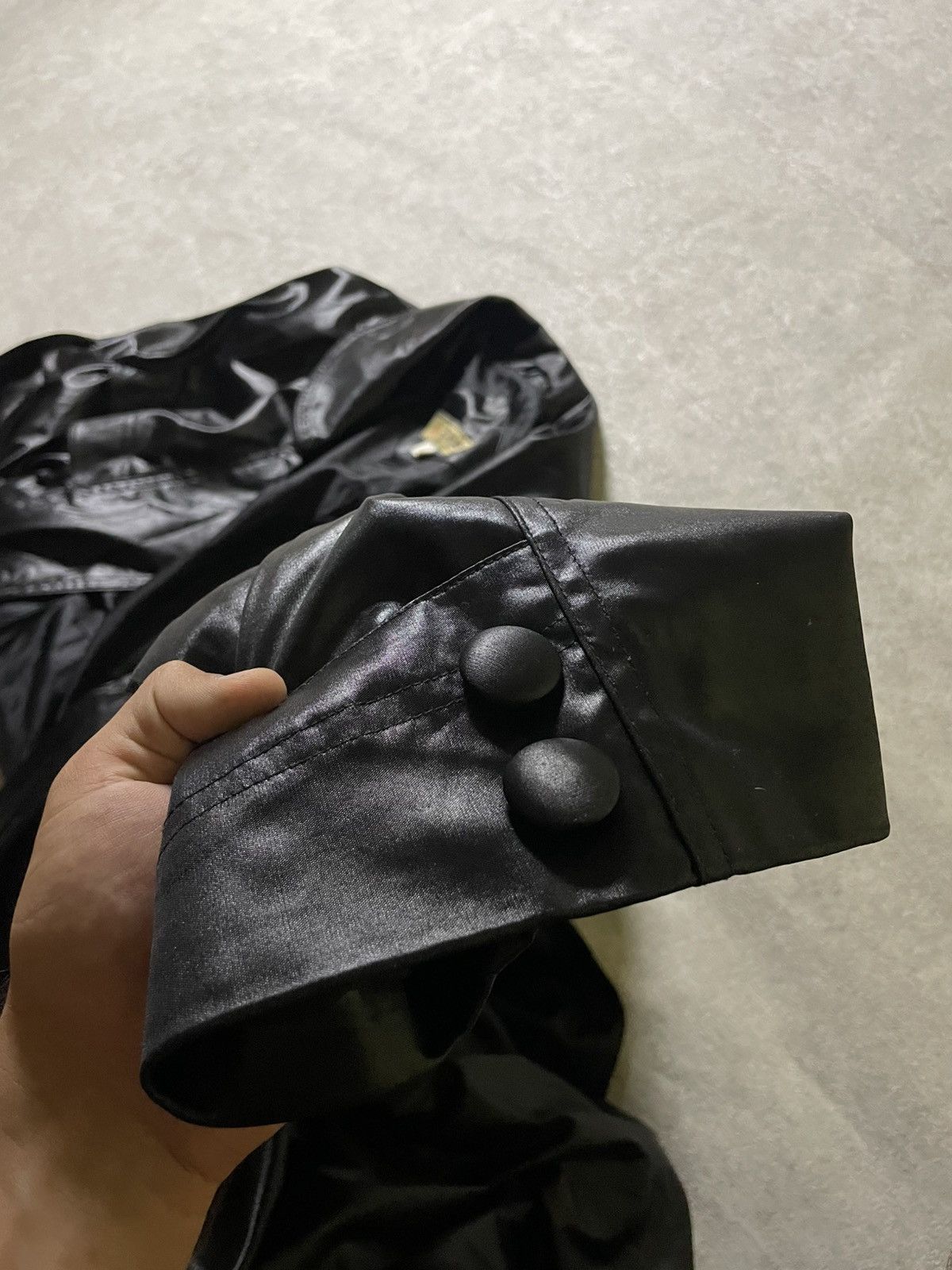 If Six Was Nine Skull Vintage Japanese Black Trench – Shadow Silence Size US L / EU 52-54 / 3 - 8 Thumbnail