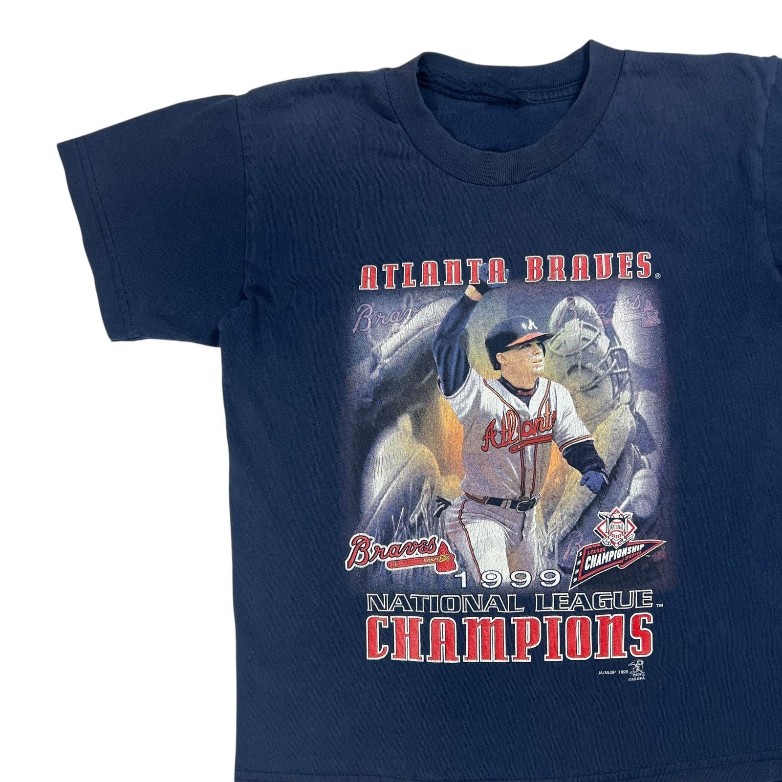 MLB × Vintage Vintage 1999 Atlanta Braves National League Champs tee (XS) Size US XS / EU 42 / 0 - 4 Thumbnail