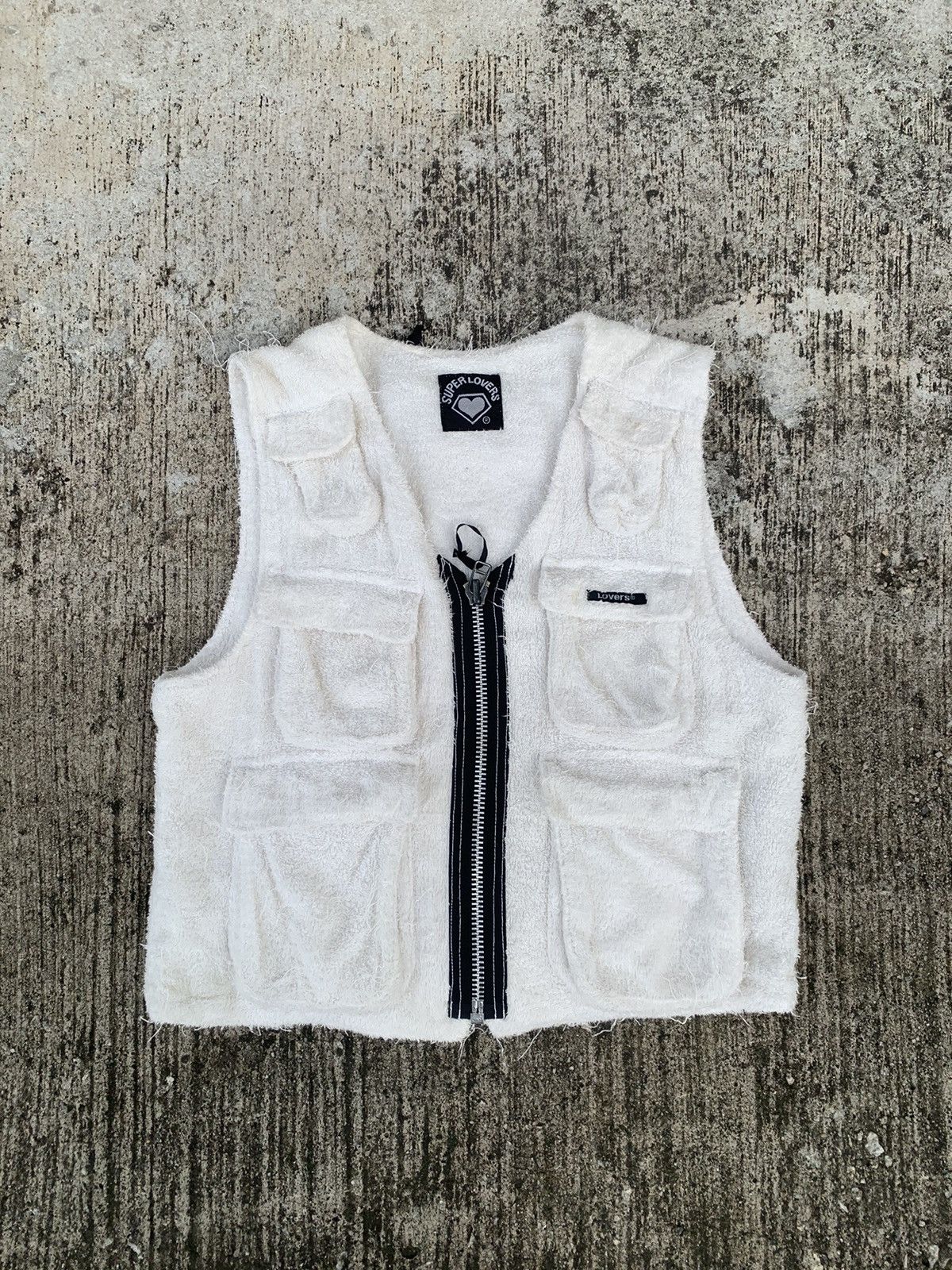 Japanese Brand Super lovers multipocket vest big pocket backhit Size S / US 4 / IT 40 - 1 Thumbnail
