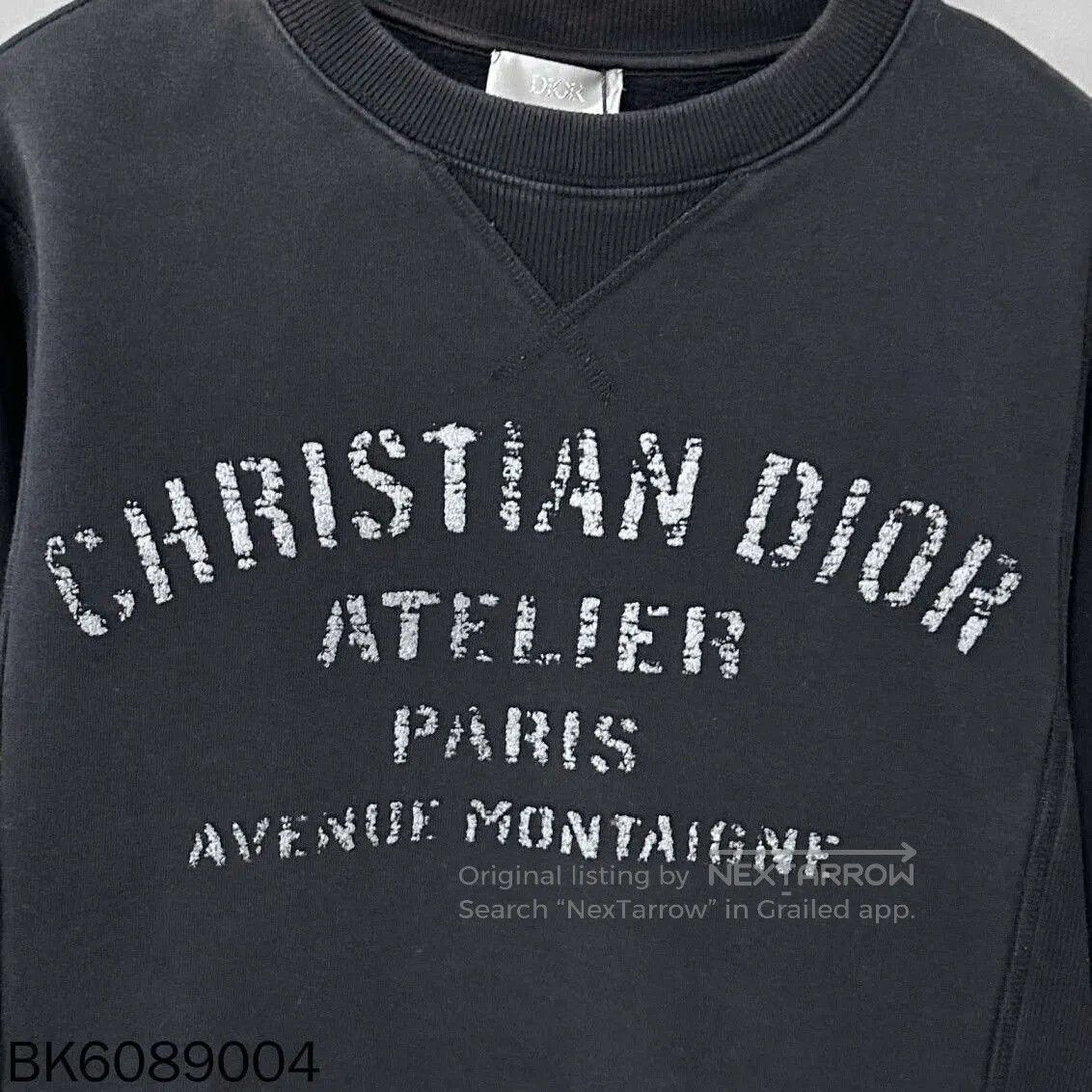 Dior dior logo sweatshirt in excellent condition. Size US XS / EU 42 / 0 - 5 Thumbnail