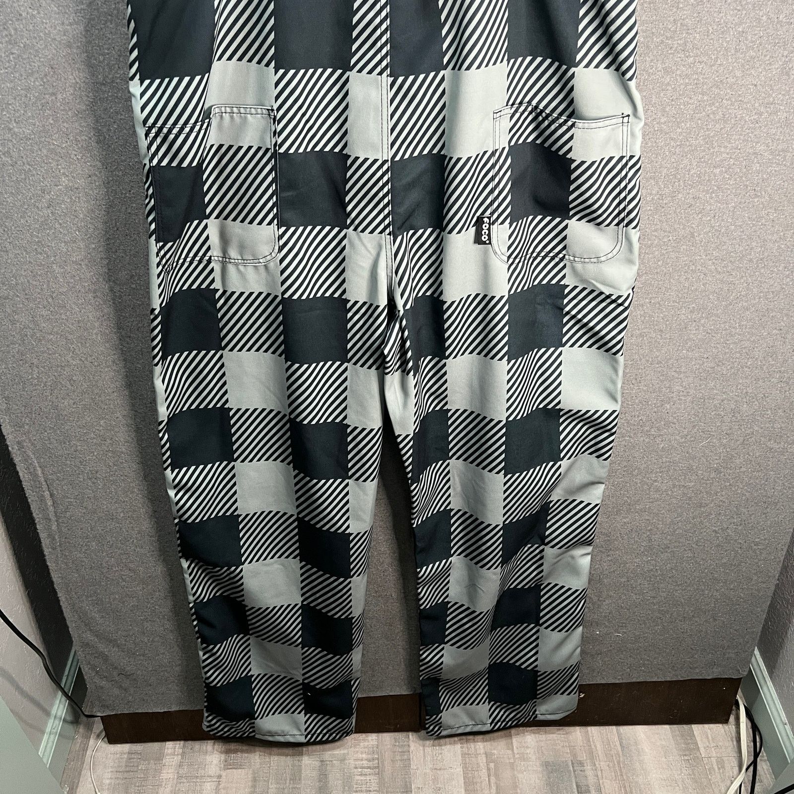 Other Las Vegas Raiders Mens Plaid Bib Overalls Size Large Size US 43 - 25 Thumbnail