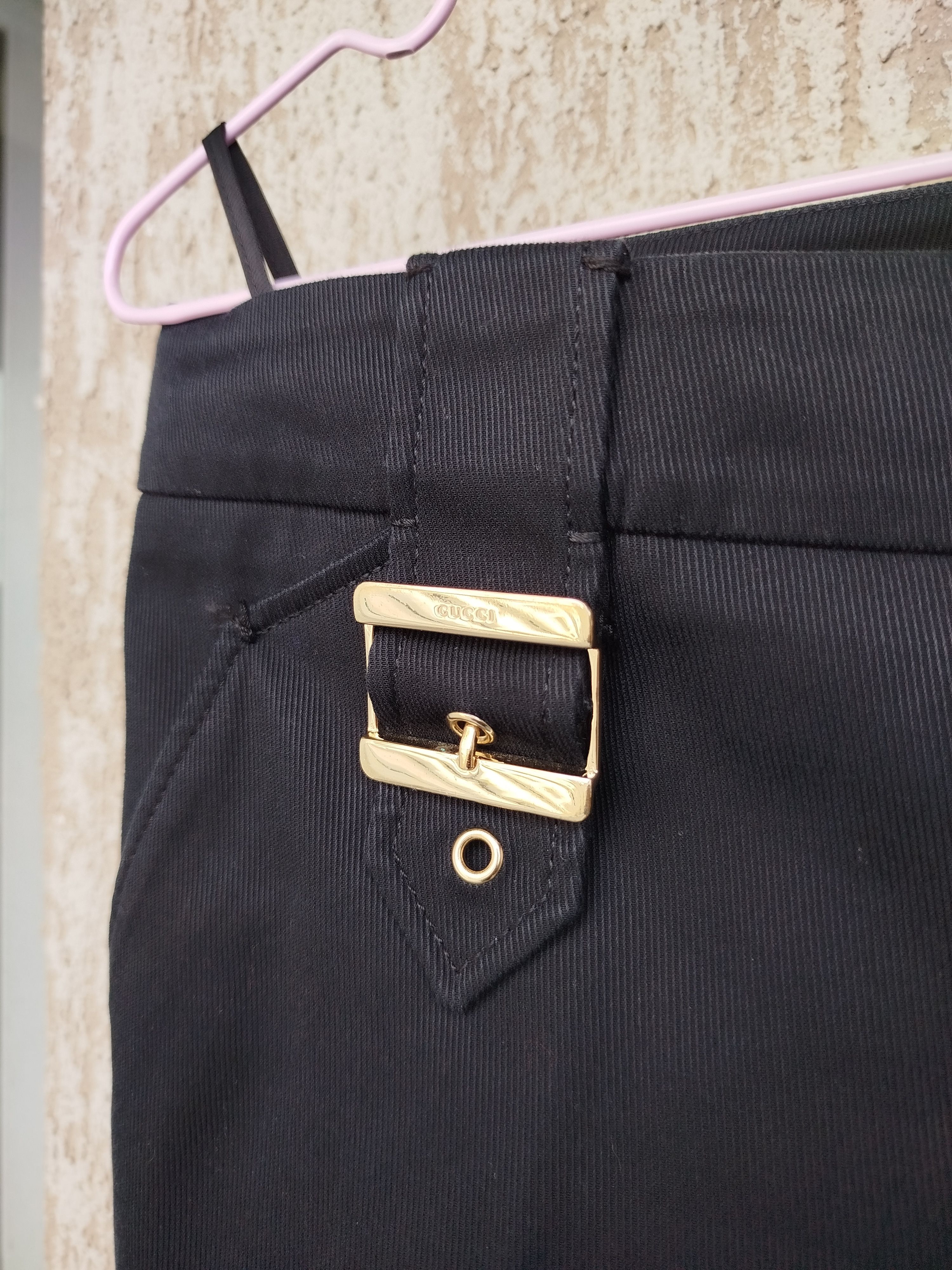 Gucci Gucci Pants Cropped Pockets Cotton Vintage 2008 Size 28" / US 6 / IT 42 - 4 Thumbnail