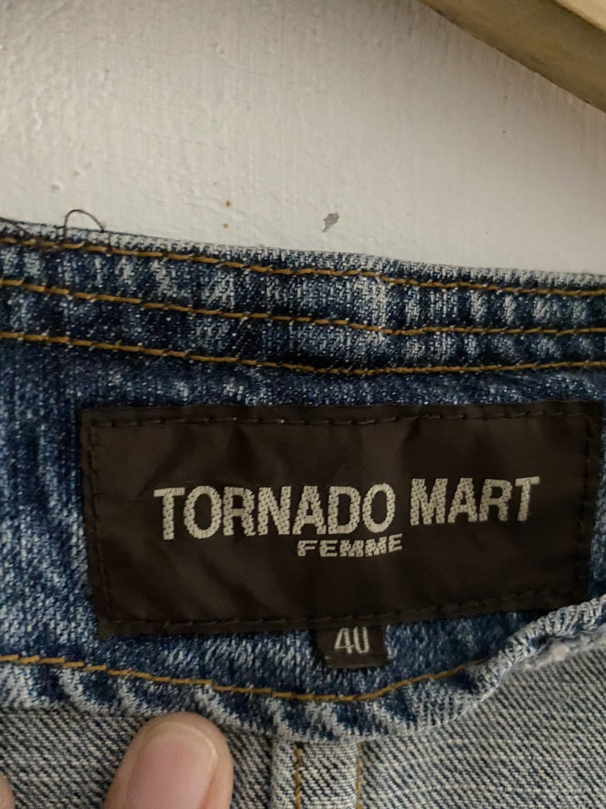 Tornado Mart × Vintage 2000s tornado mart studed button denim jacket Size US S / EU 44-46 / 1 - 6 Thumbnail
