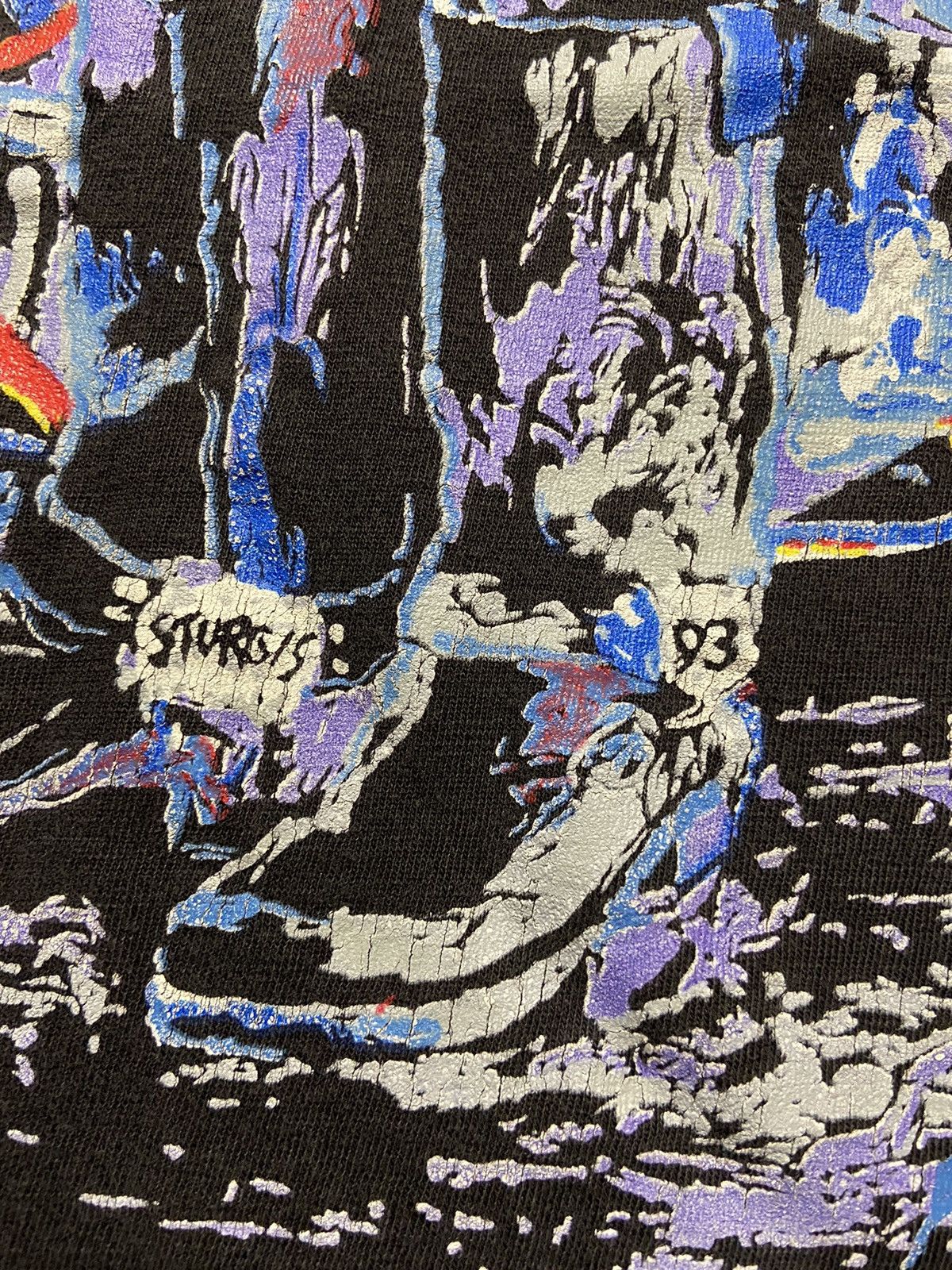Other Vintage 1993 Sturgis motorcycle rally tee Size US XL / EU 56 / 4 - 3 Thumbnail