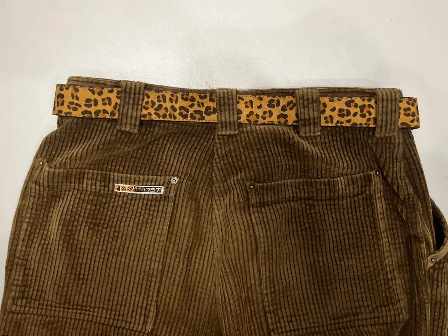 Japanese Brand 2000s leopard cheetah print belt Size 32 - 4 Thumbnail