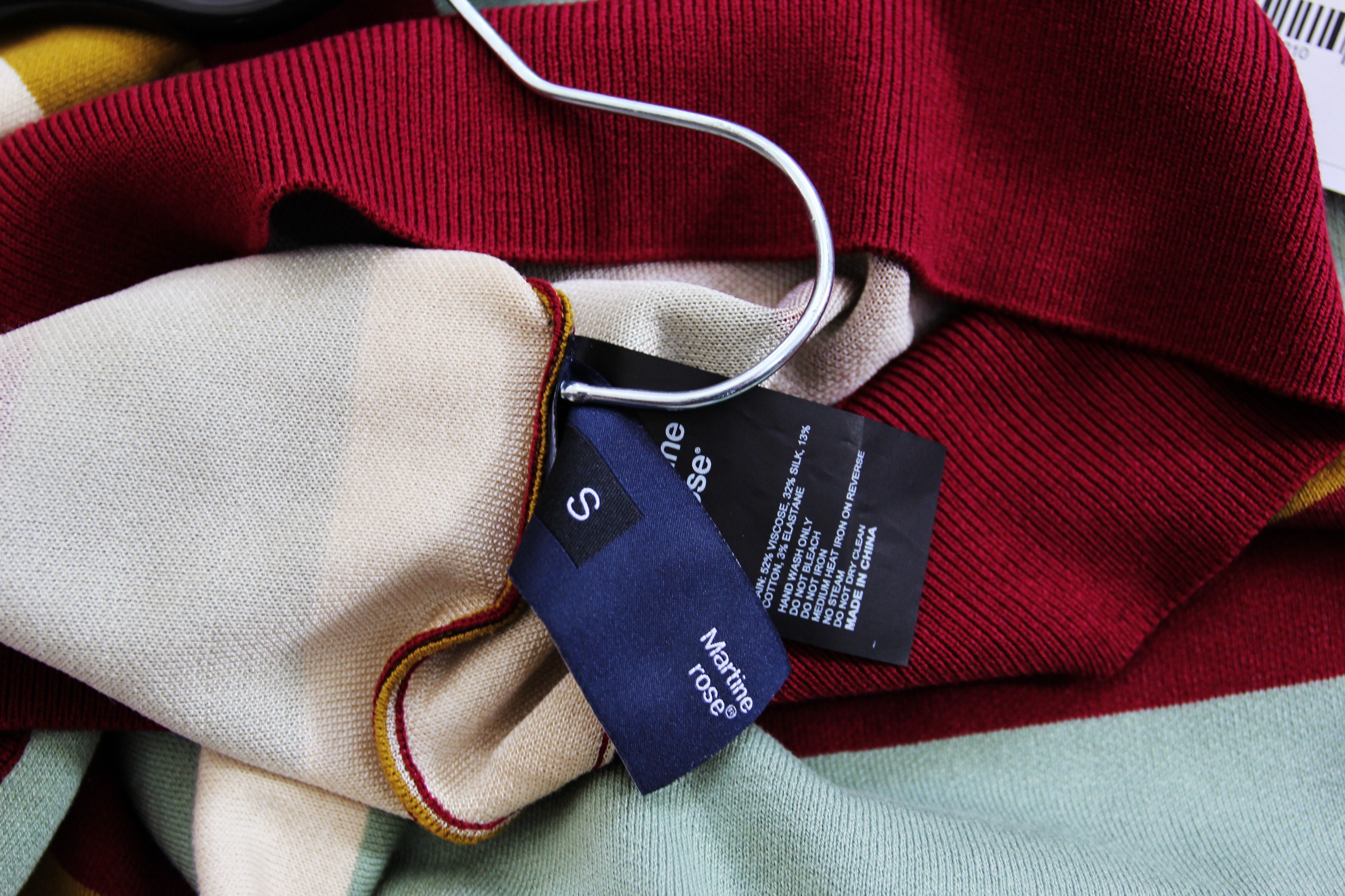 Martine Rose BNWT AW24 MARTINE ROSE SAME SAME VERTICAL STRIPE SWEATER S Size US S / EU 44-46 / 1 - 9 Thumbnail