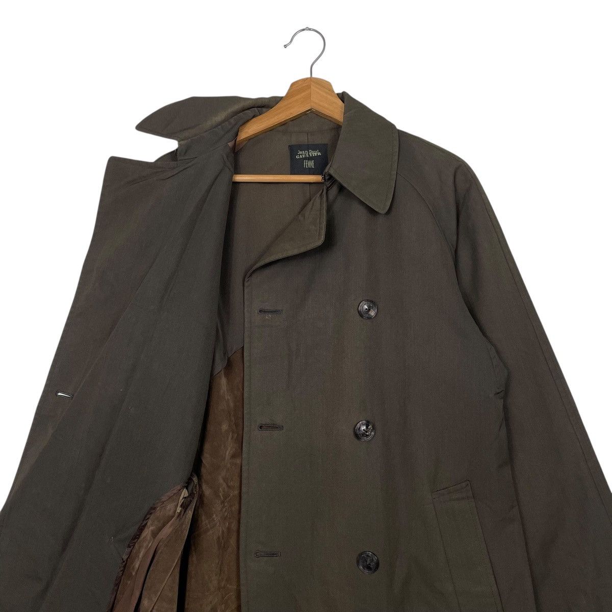 Jean Paul Gaultier Jean Paul Gaultier Femme Double Breasted Wool Trenchcoat Size S / US 4 / IT 40 - 10 Thumbnail