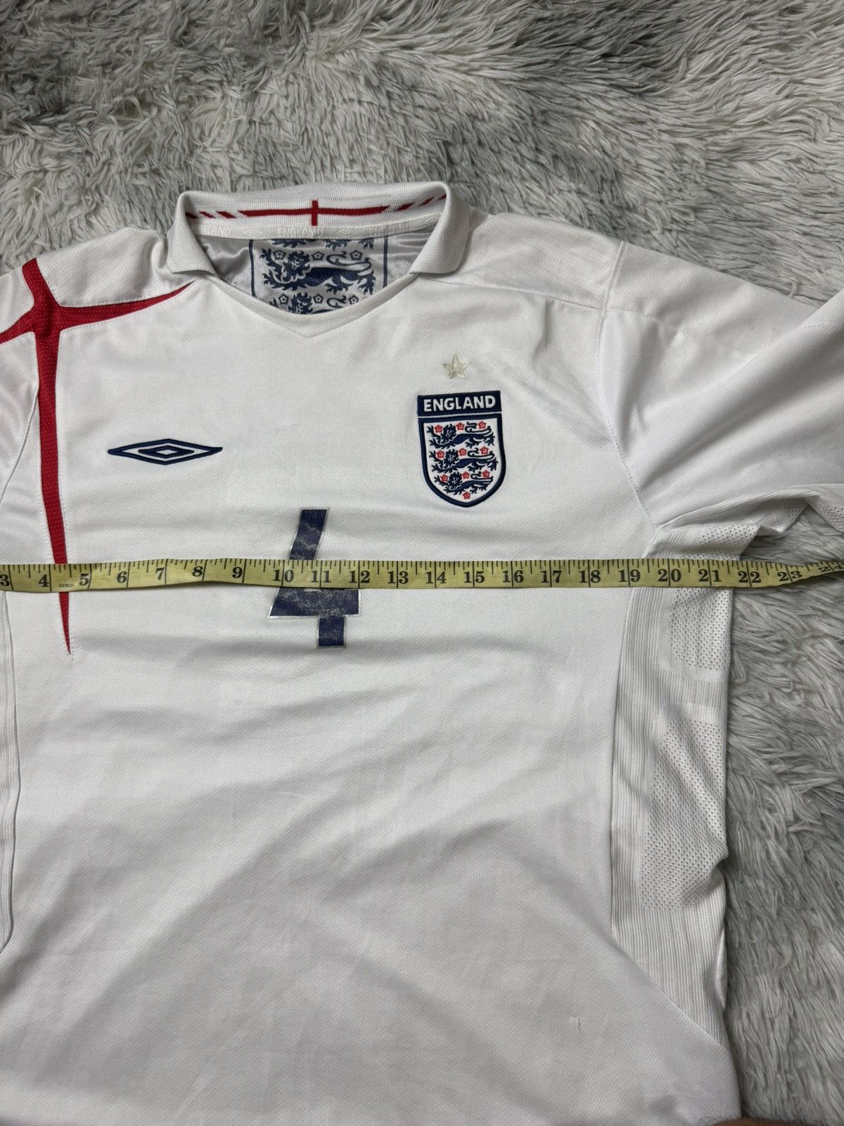Vintage Vintage England Steven Gerrard 2005-07 Size US L / EU 52-54 / 3 - 10 Thumbnail
