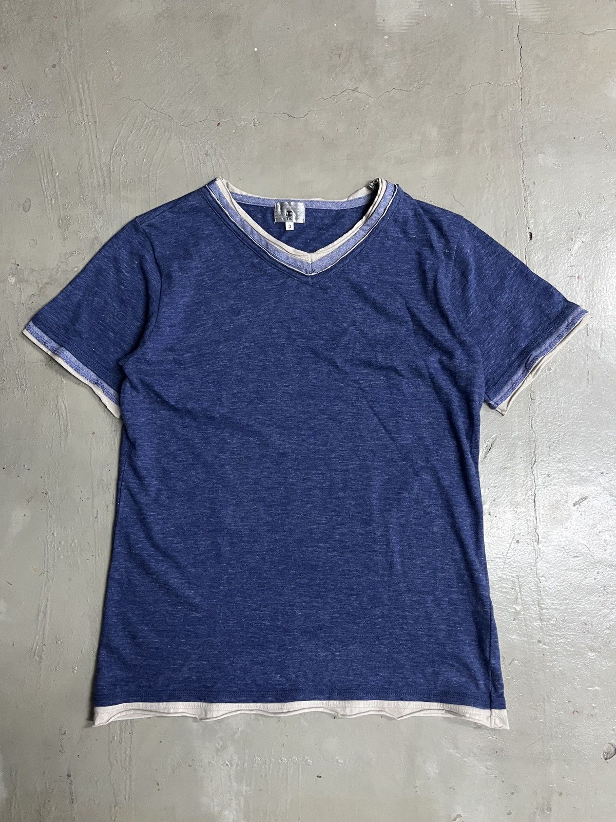 Visvim Takeo Kikuchi RRL Greg Lauren Inspired Indigo Slub Henley Size US M / EU 48-50 / 2 - 1 Thumbnail