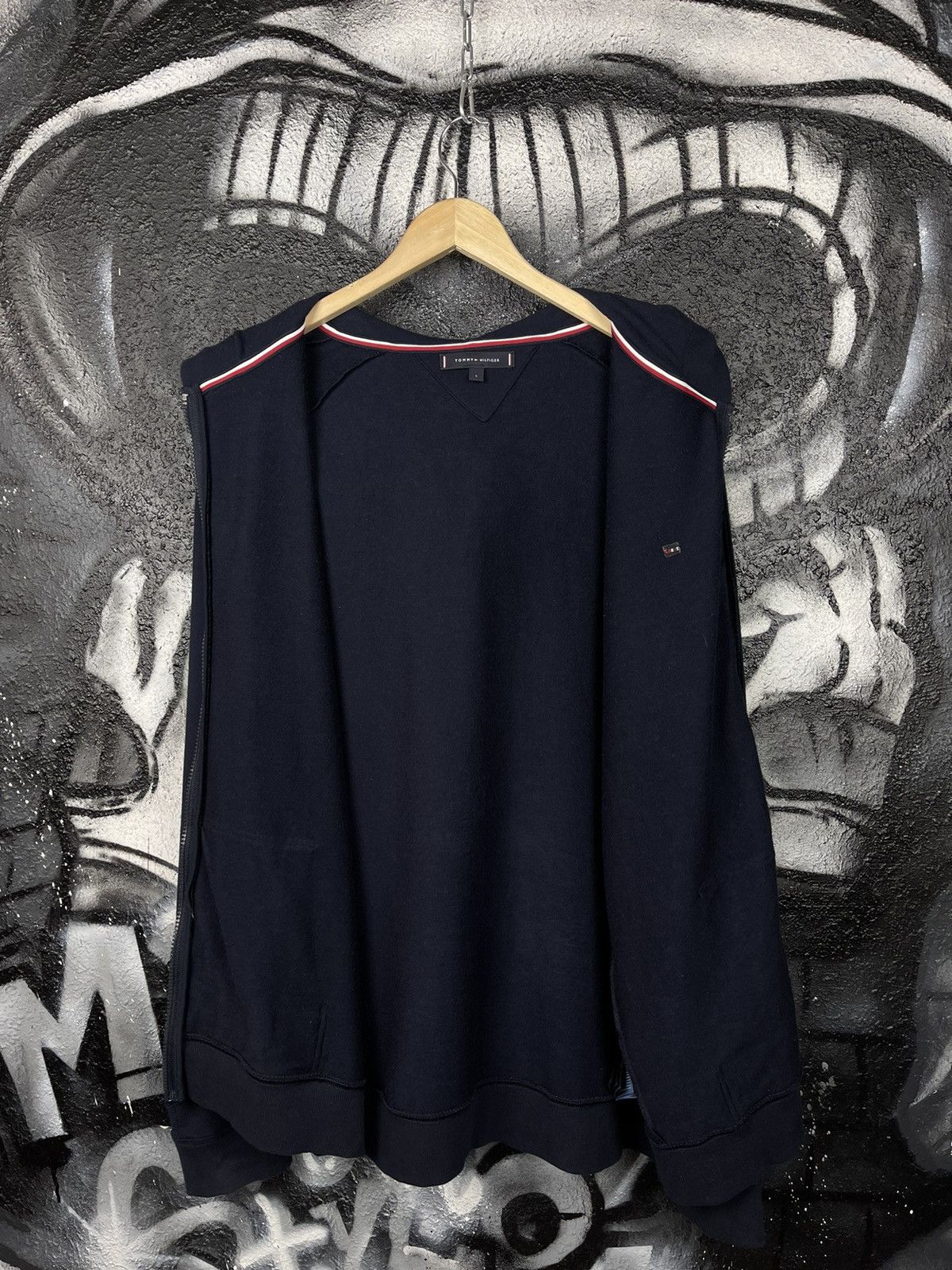 Tommy Hilfiger Tommy Hilfiger Full Zip Dark Blue Hoodie Men’s Size Large Size US L / EU 52-54 / 3 - 5 Thumbnail