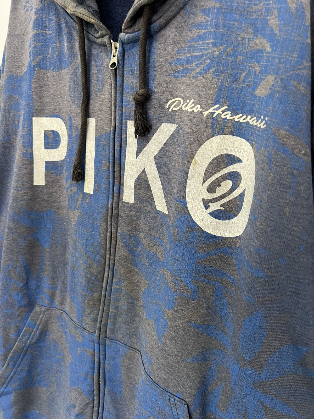 Vintage 🔥 SURF🔥 Piko surfing style Full Printed Zipper Hoodie - 3L Size US XL / EU 56 / 4 - 4 Thumbnail