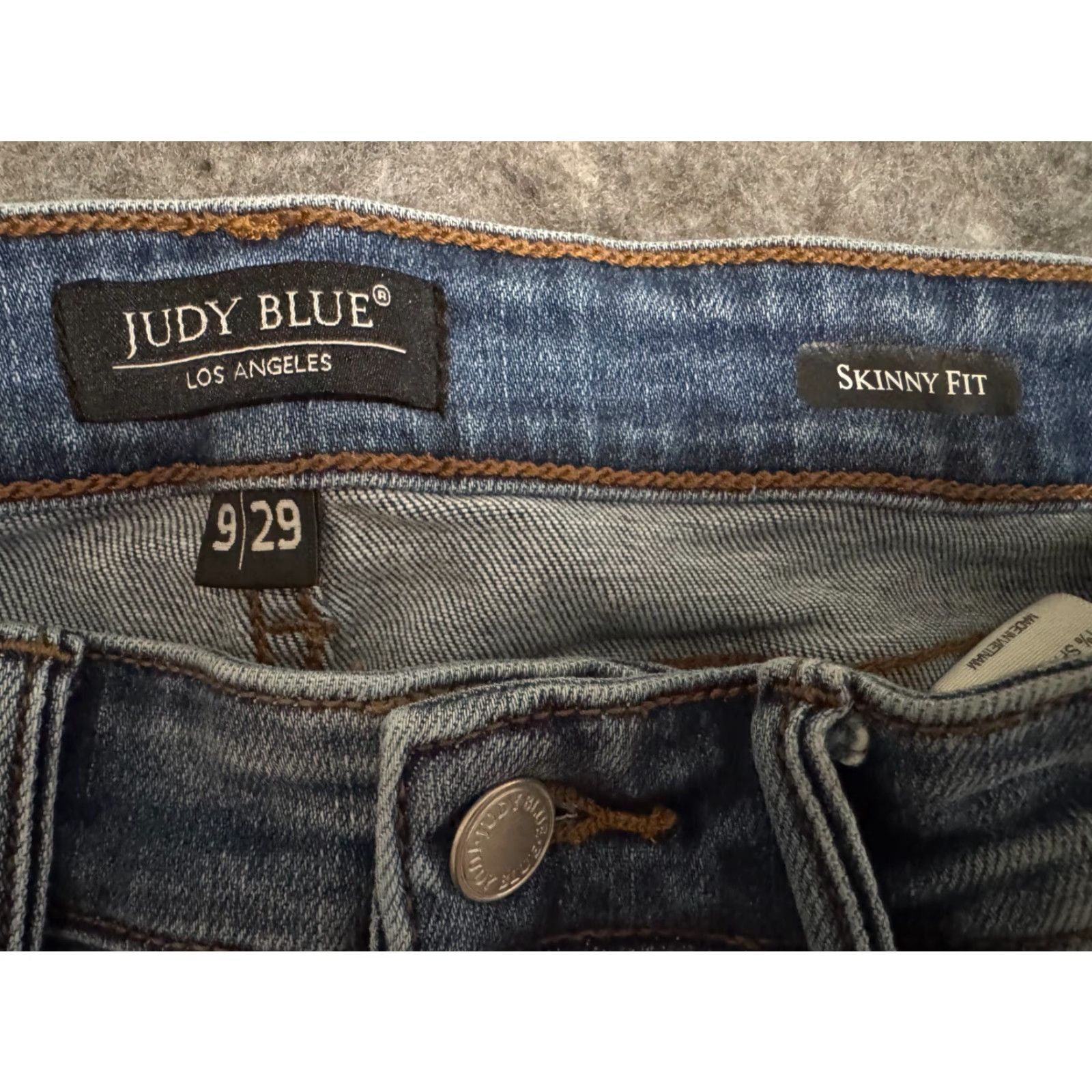 Denime Judy Blue Jeans Womens 9/29 Blue Skinny Denim JB82548md Jeans Regular 29in Dark Blue Womens Size 30" / US 8 / IT 44 - 4 Thumbnail