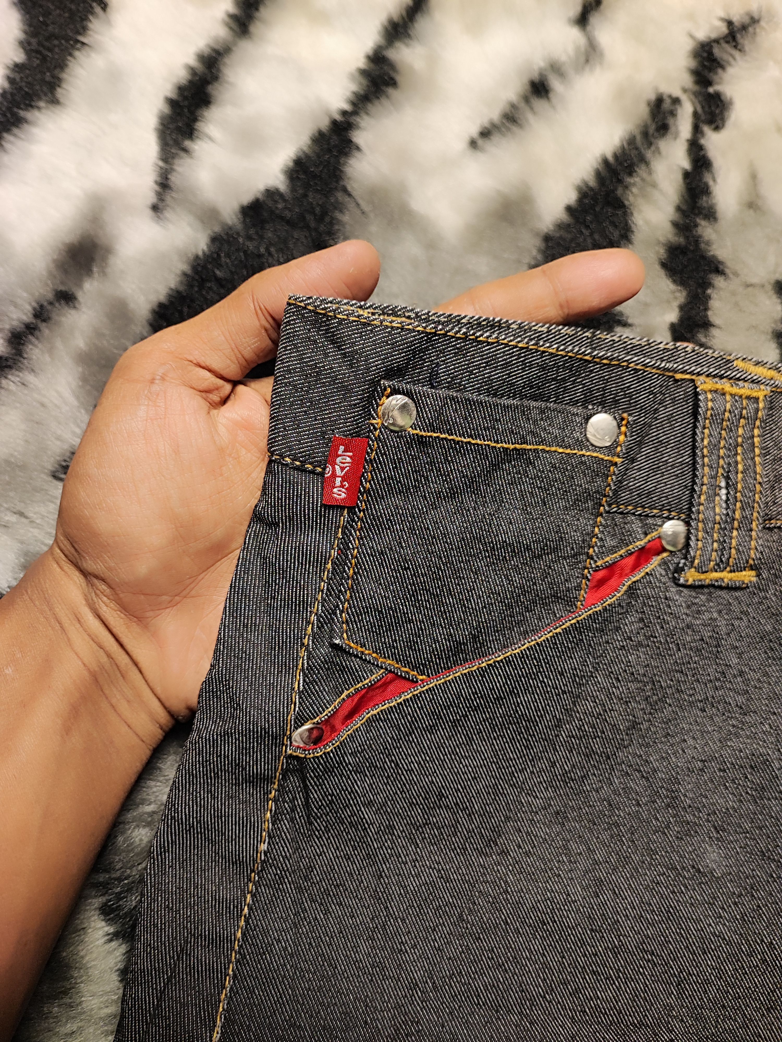 Levi's Archive 2000 Levi's Engineered Skirt Jeans 3D Twisted Seams Size 29" - 5 Thumbnail