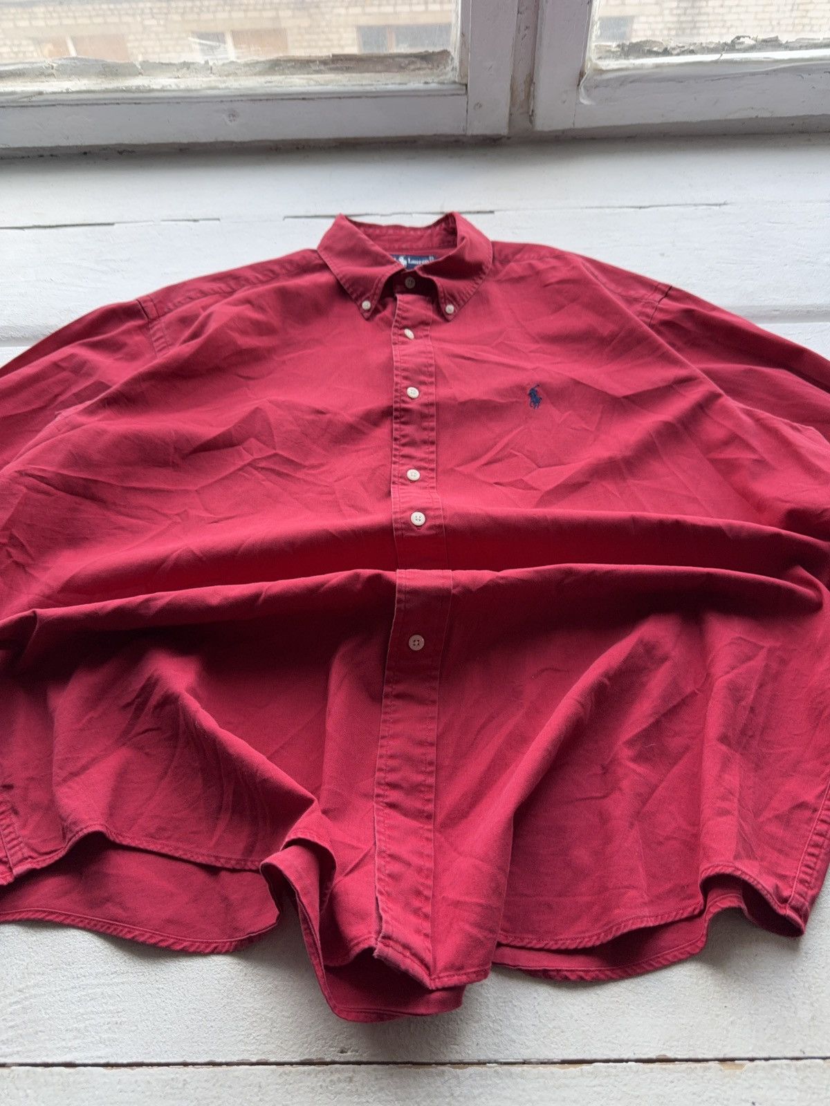 Polo Ralph Lauren Vintage Ralph Lauren faded Red Cotton Button-Down Shirt XL Size US XL / EU 56 / 4 - 3 Thumbnail
