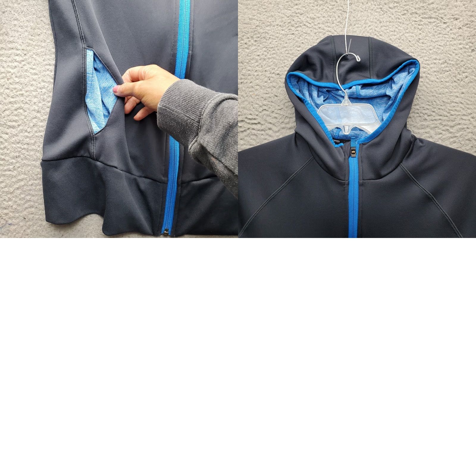 Adidas Adidas Climawarm Hoodie Womens Size L Gray Full Zip Logo Regular Fit Size L / US 10 / IT 46 - 8 Thumbnail