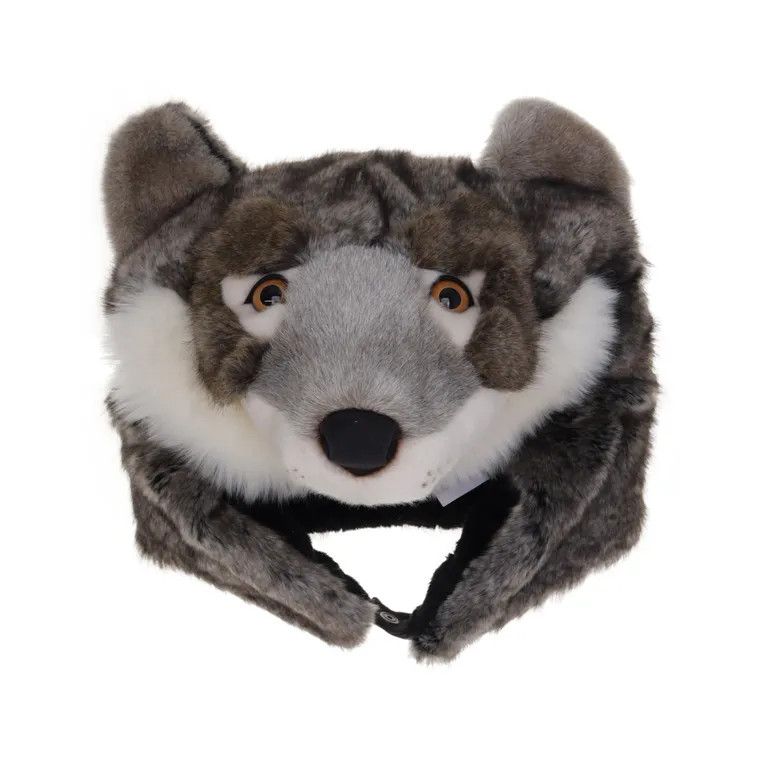 Dolce & Gabbana F/W17 Fur Wolf Head Hat Size ONE SIZE - 1 Thumbnail