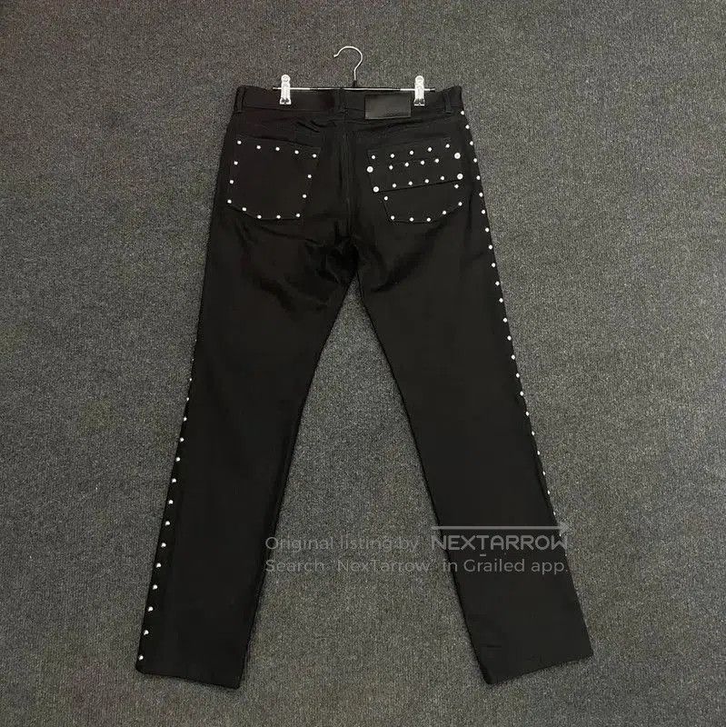 Givenchy Givenchy Black Cotton Logo Casual Pants . Size US 32 / EU 48 - 2 Thumbnail