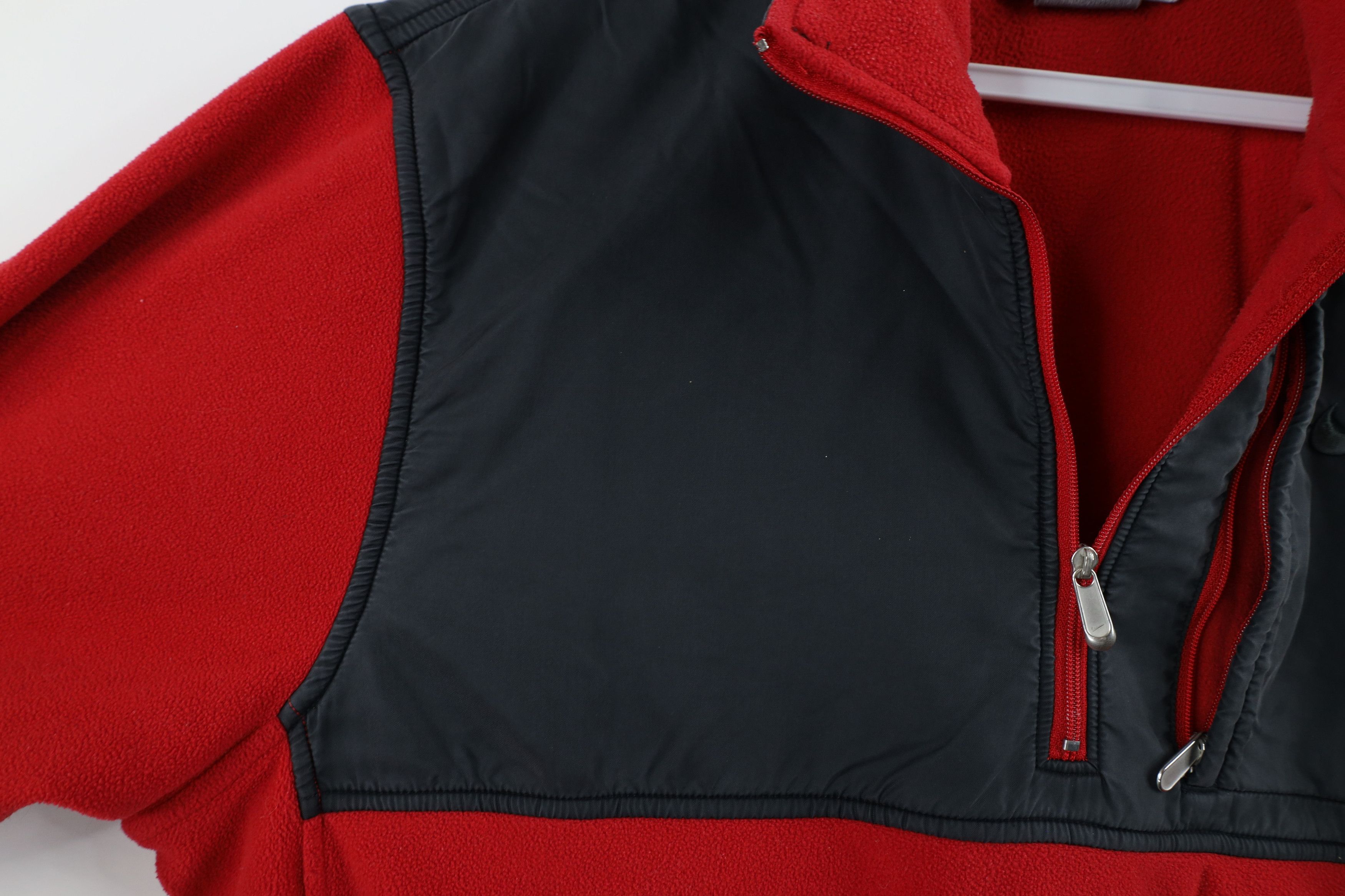 Nike × Vintage Vintage Y2K Nike Scott Mini Swoosh Half Zip Fleece Jacket Size US M / EU 48-50 / 2 - 7 Thumbnail