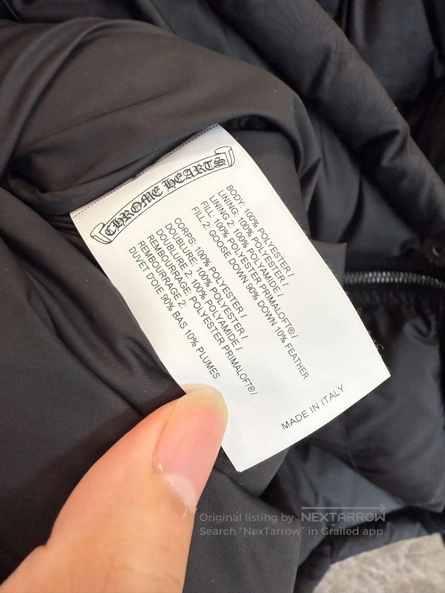 Chrome Hearts Chrome Hearts Black Down Jacket. Size US L / EU 52-54 / 3 - 5 Thumbnail
