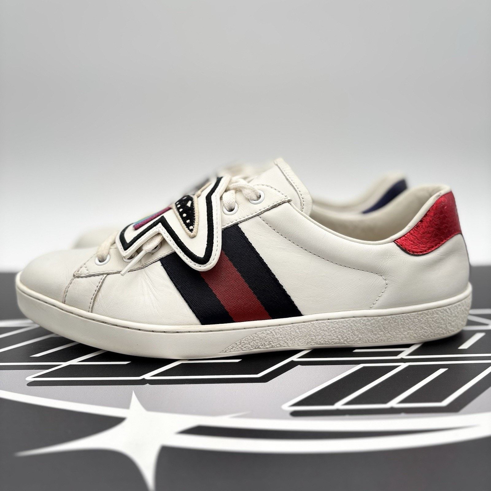 Gucci Gucci Ace Web Patches ' UFO, Dragon ' | GREAT CONDITION! Size US 10 / EU 43 - 1 Thumbnail