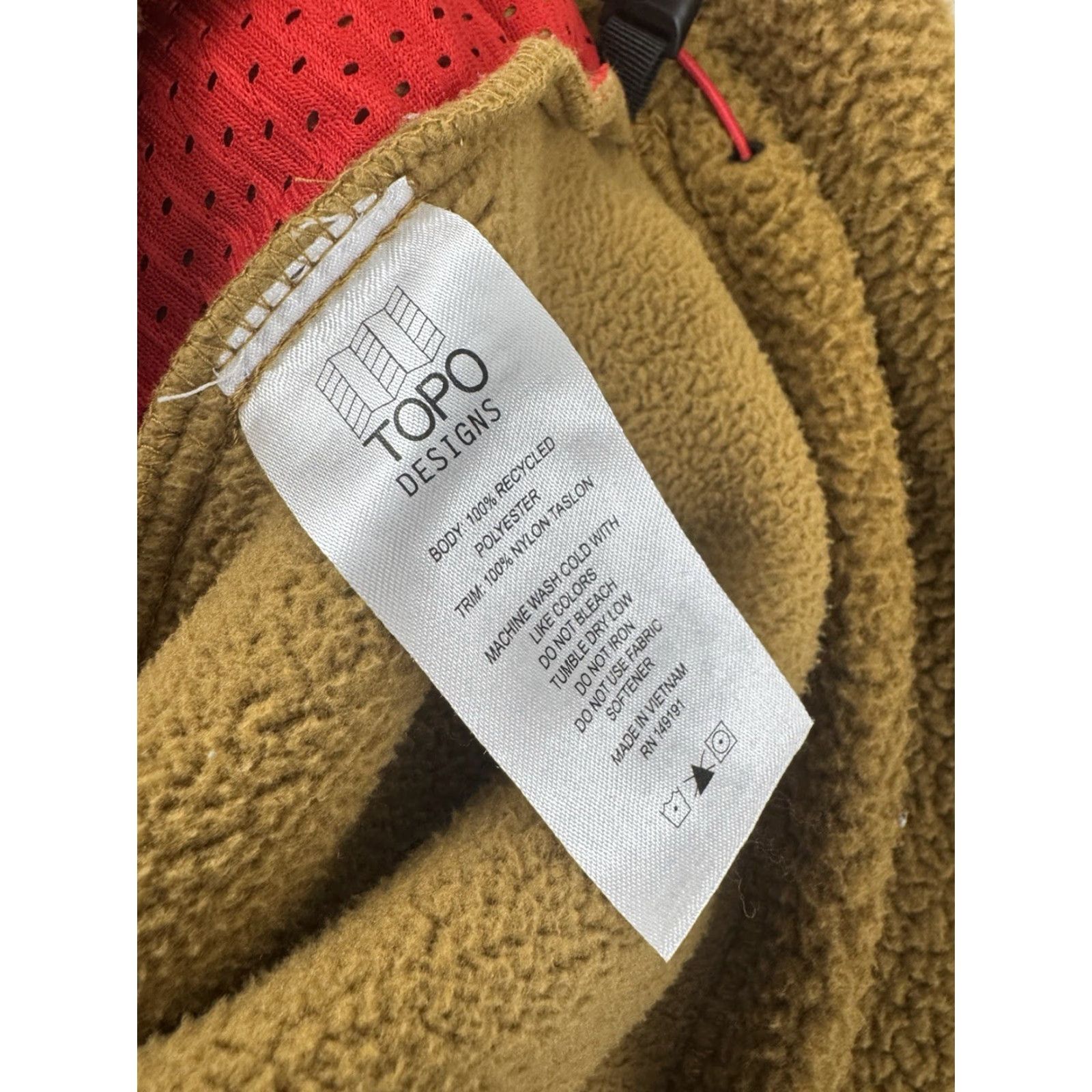 Topo Designs Topo Designs Pullover Fleece Sherpa Sweater Jacket Mens L Brown Size US L / EU 52-54 / 3 - 5 Thumbnail