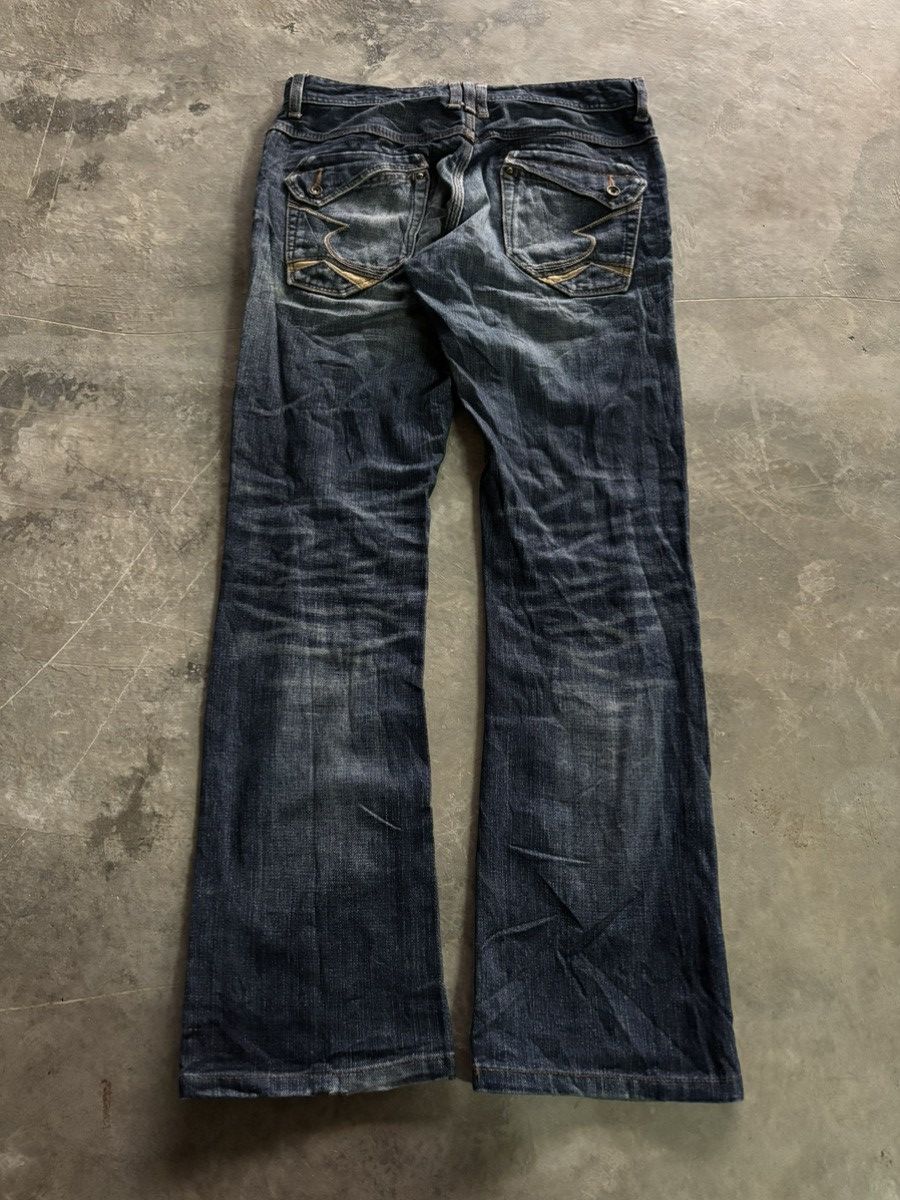If Six Was Nine Distressed Flare SEMANTIC DESIGN punk grunge style japanese Size US 31 - 12 Thumbnail