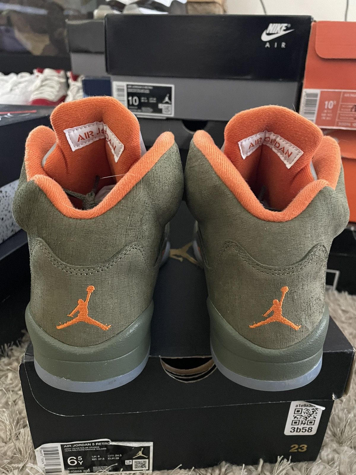 Jordan Brand Jordan 5 Olive Size US 6.5 / EU 39-40 - 6 Thumbnail