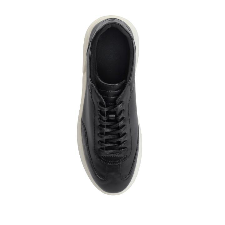 Leather Titan Black White Leather Sneakers Size US 9 / EU 42 - 4 Thumbnail