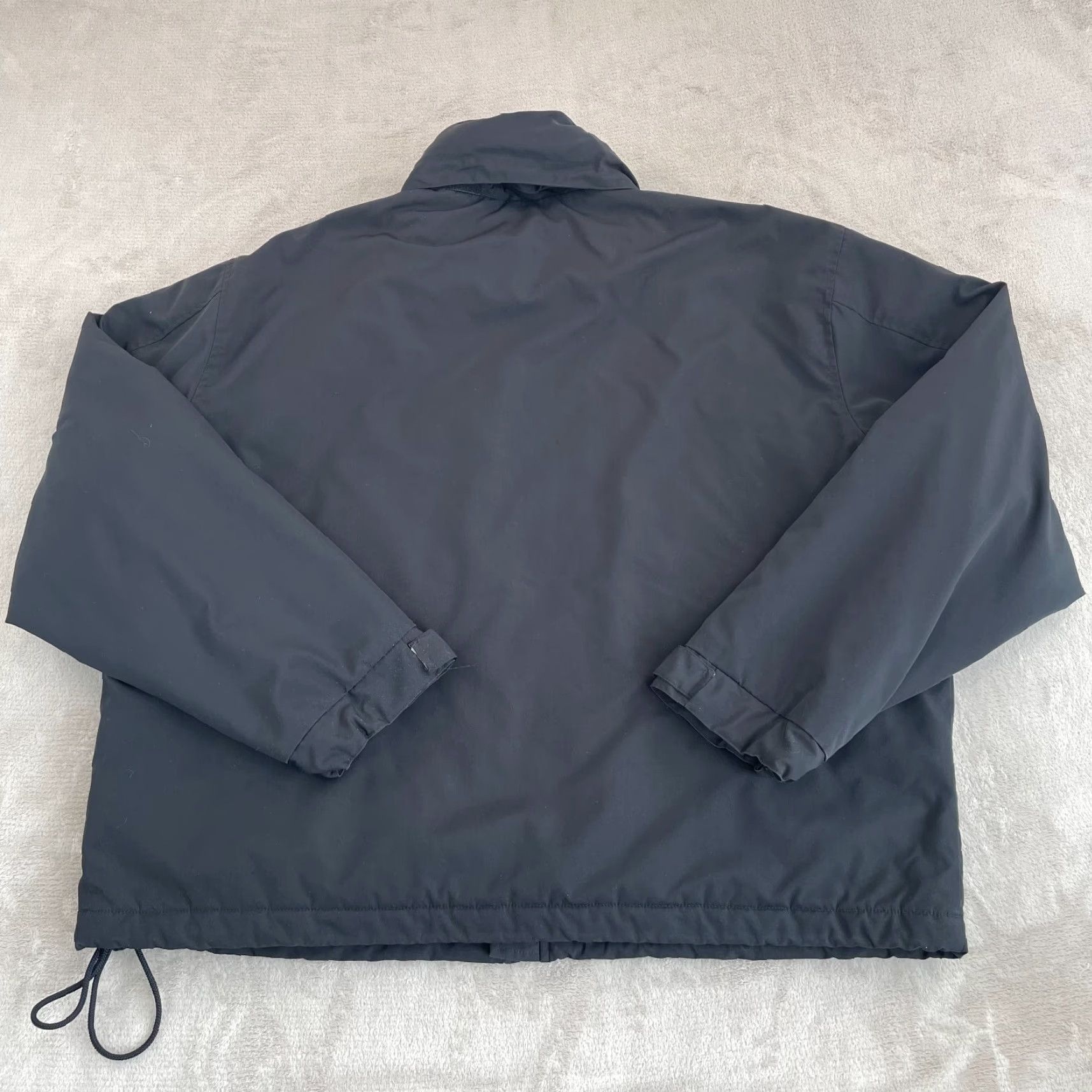 Ralph Lauren VINTAGE Ralph Lauren Polo Insulated Windbreaker Jacket Men 2XL Black Zip Away Hood Size US XXL / EU 58 / 5 - 6 Thumbnail