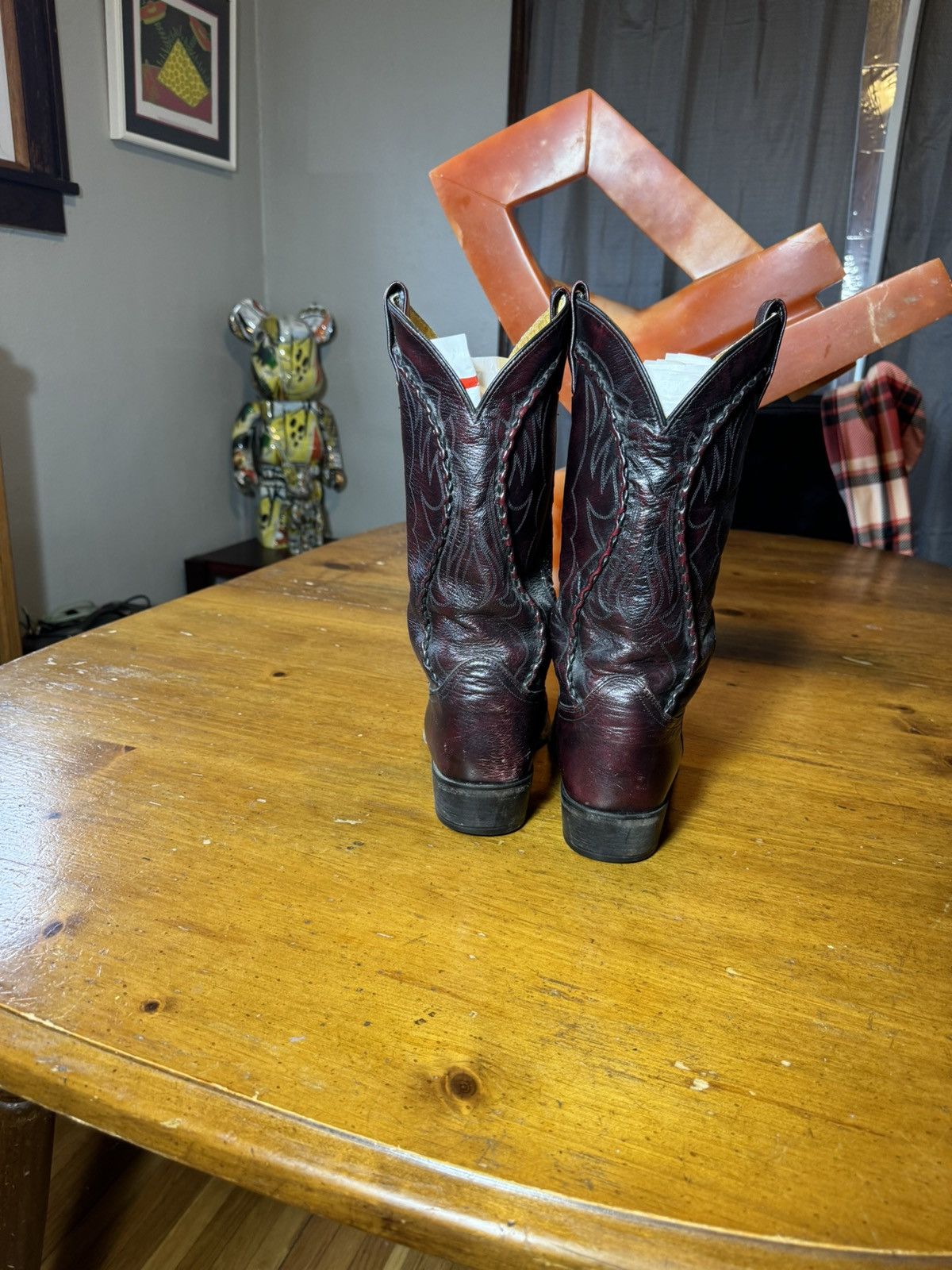 Dan Post × Vintage Vintage Dan Post Cowboy Boots Sz 9.5 D Size US 9.5 / EU 42-43 - 5 Thumbnail