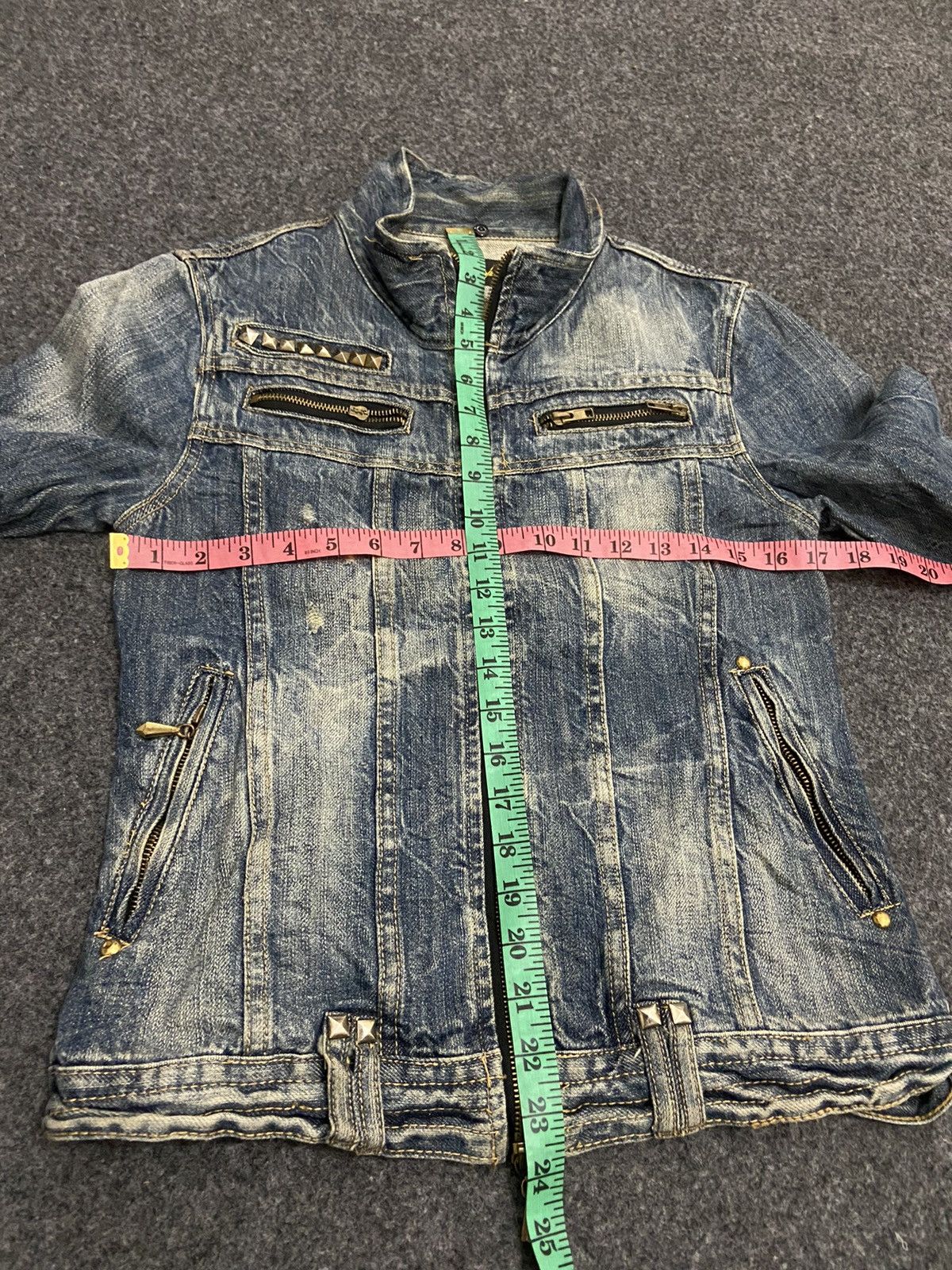 If Six Was Nine Vintage Y2K gold rush denim jacket Size M / US 6-8 / IT 42-44 - 7 Thumbnail