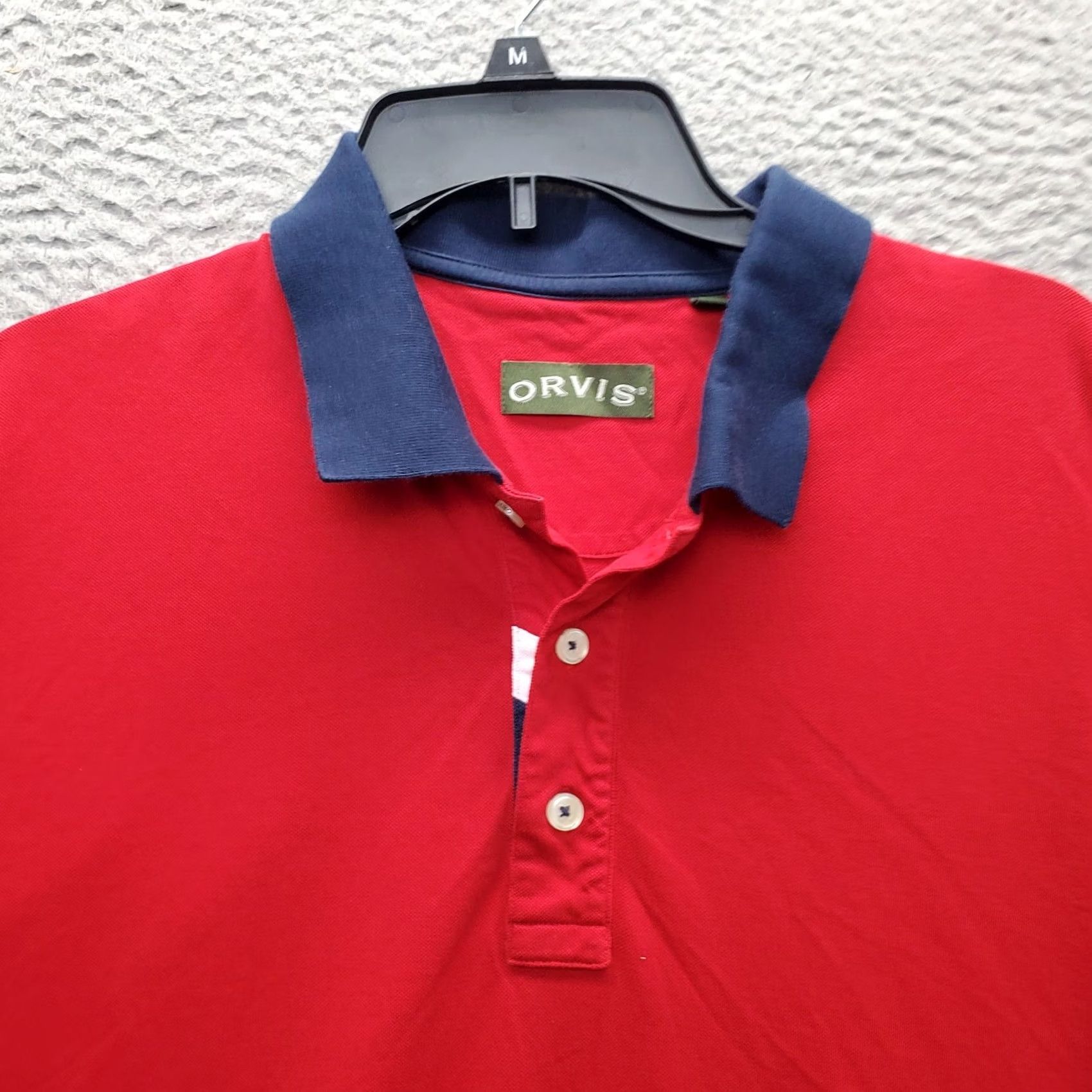 Orvis Orvis Polo Shirt Mens XL Red Golf Performance Short Sleeve Popover Slit Size US XL / EU 56 / 4 - 7 Thumbnail