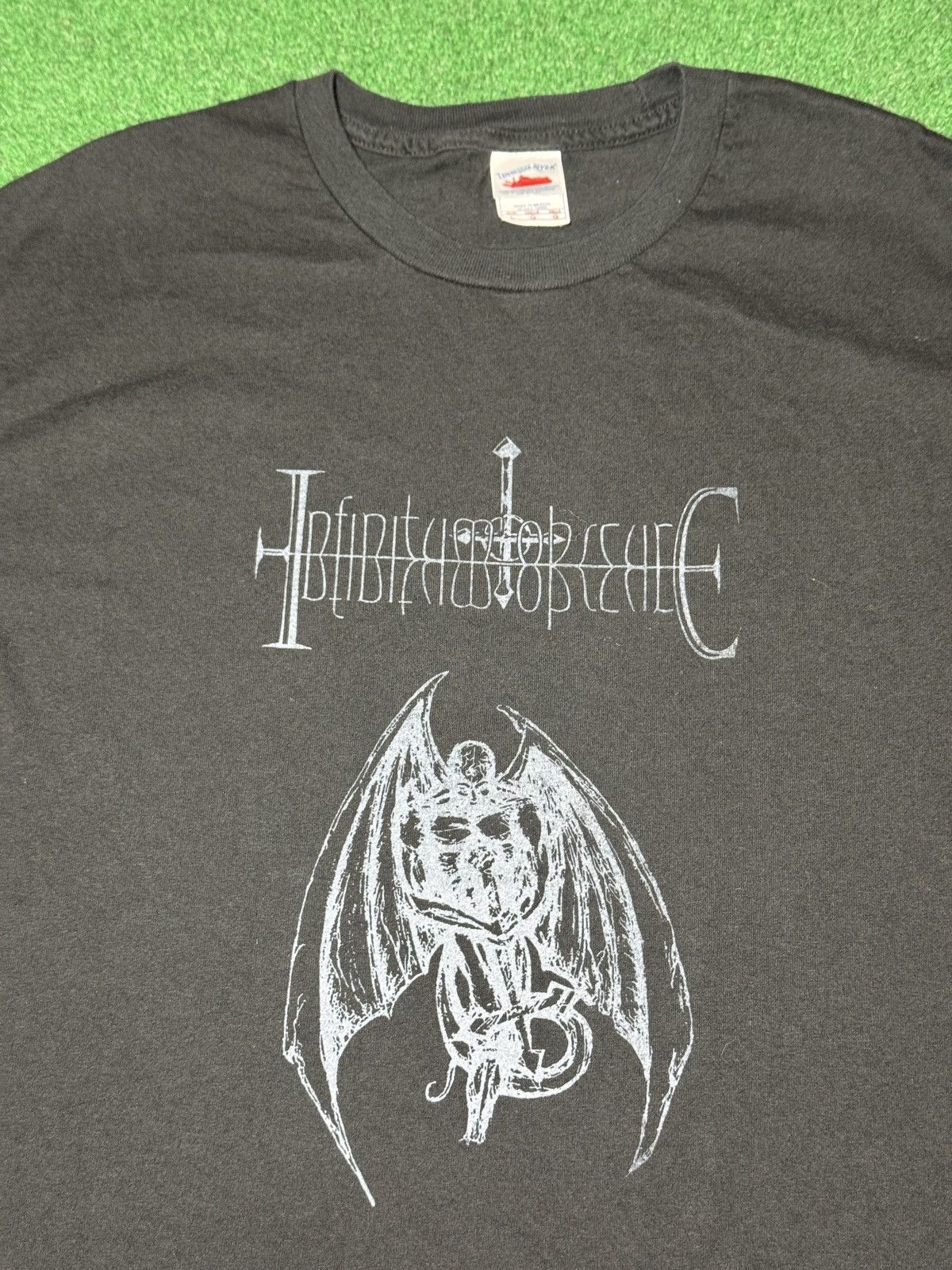 Band Tees Infinitum Obscure Death Metal Large Vintage Grunge T Shirt Size US L / EU 52-54 / 3 - 2 Thumbnail