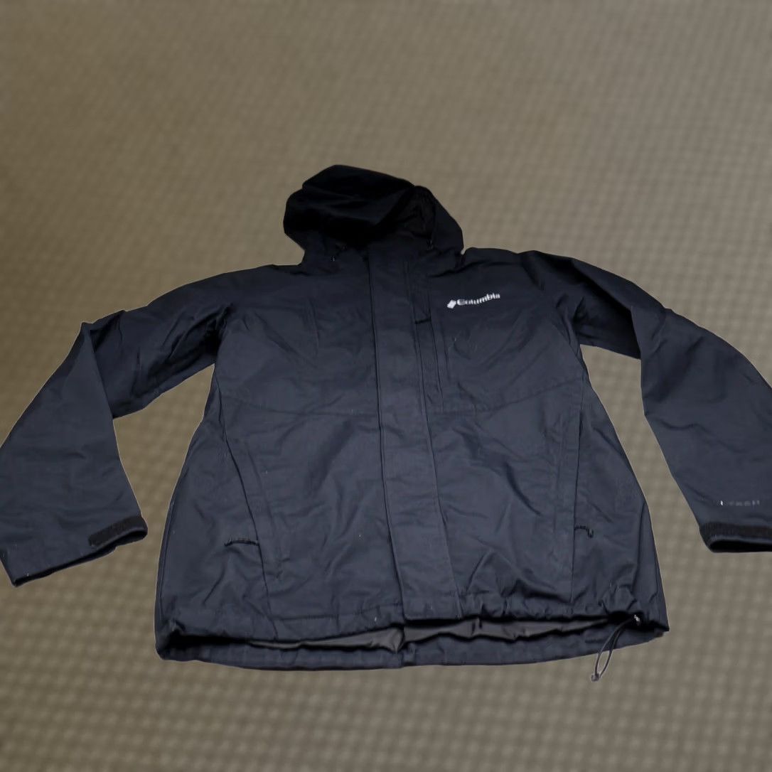 Vintage Columbia Jacket Mens Small Black 3-in-1 Omni-Tech Shell Wind Rain Waterproof Hiking Outdoor Casual Travel Workwear Size US S / EU 44-46 / 1 - 1 Thumbnail