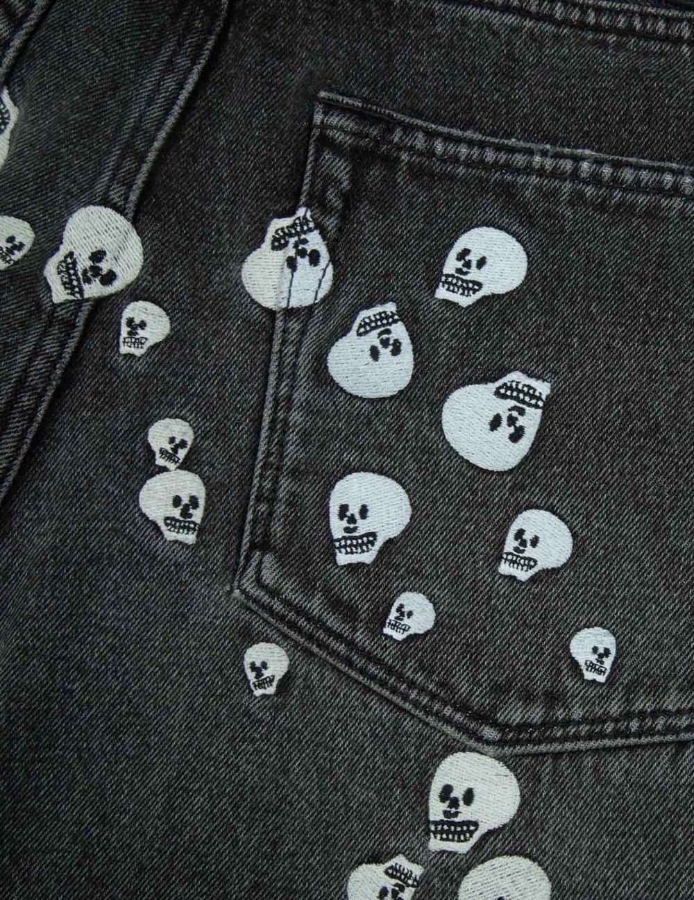 Evisu Evisu jeans skull Daicock Print Big Seagull Baggy Size US 31 - 6 Thumbnail